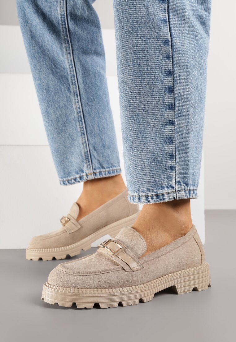 Mocasini Bej