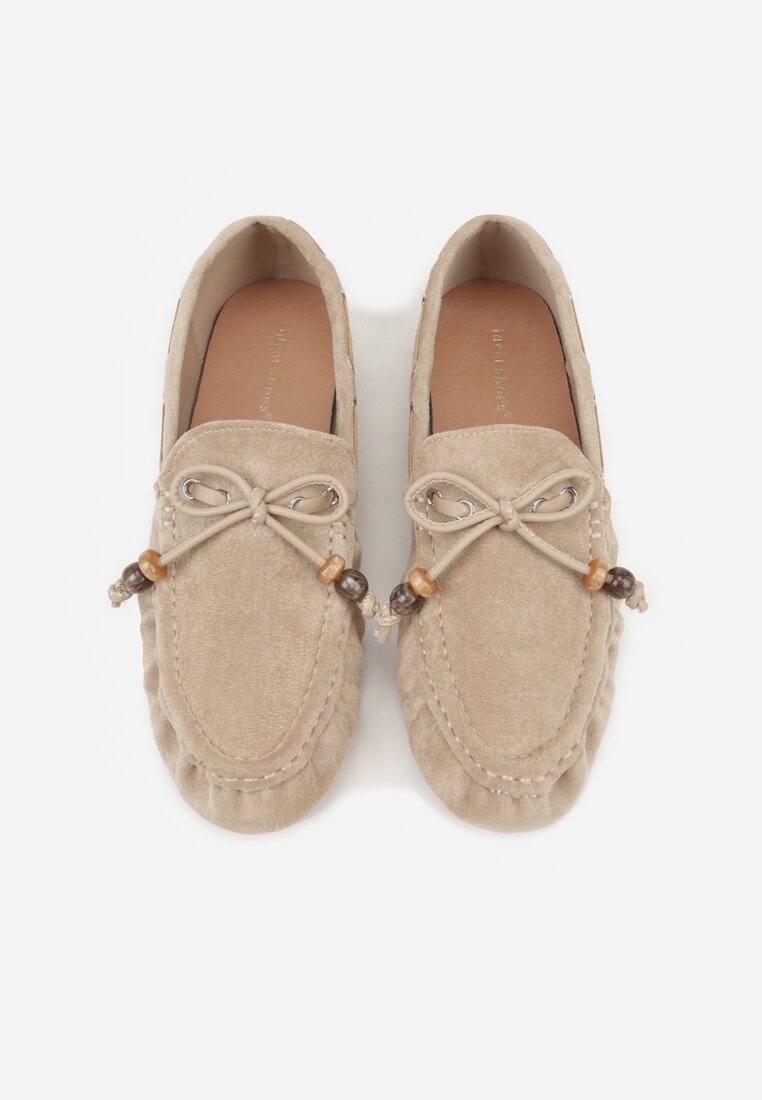 Mocasini Bej închis