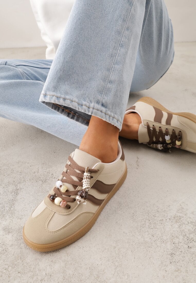 Sneakers Bej închis