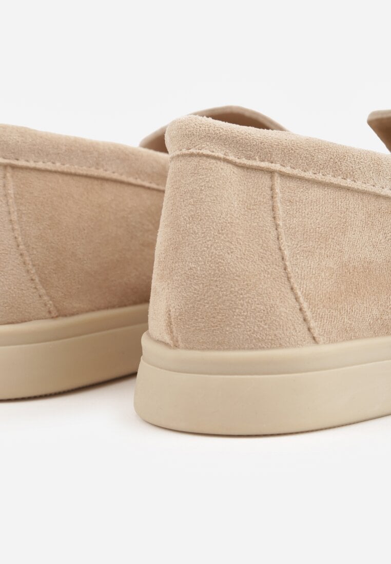 Mocasini Bej închis