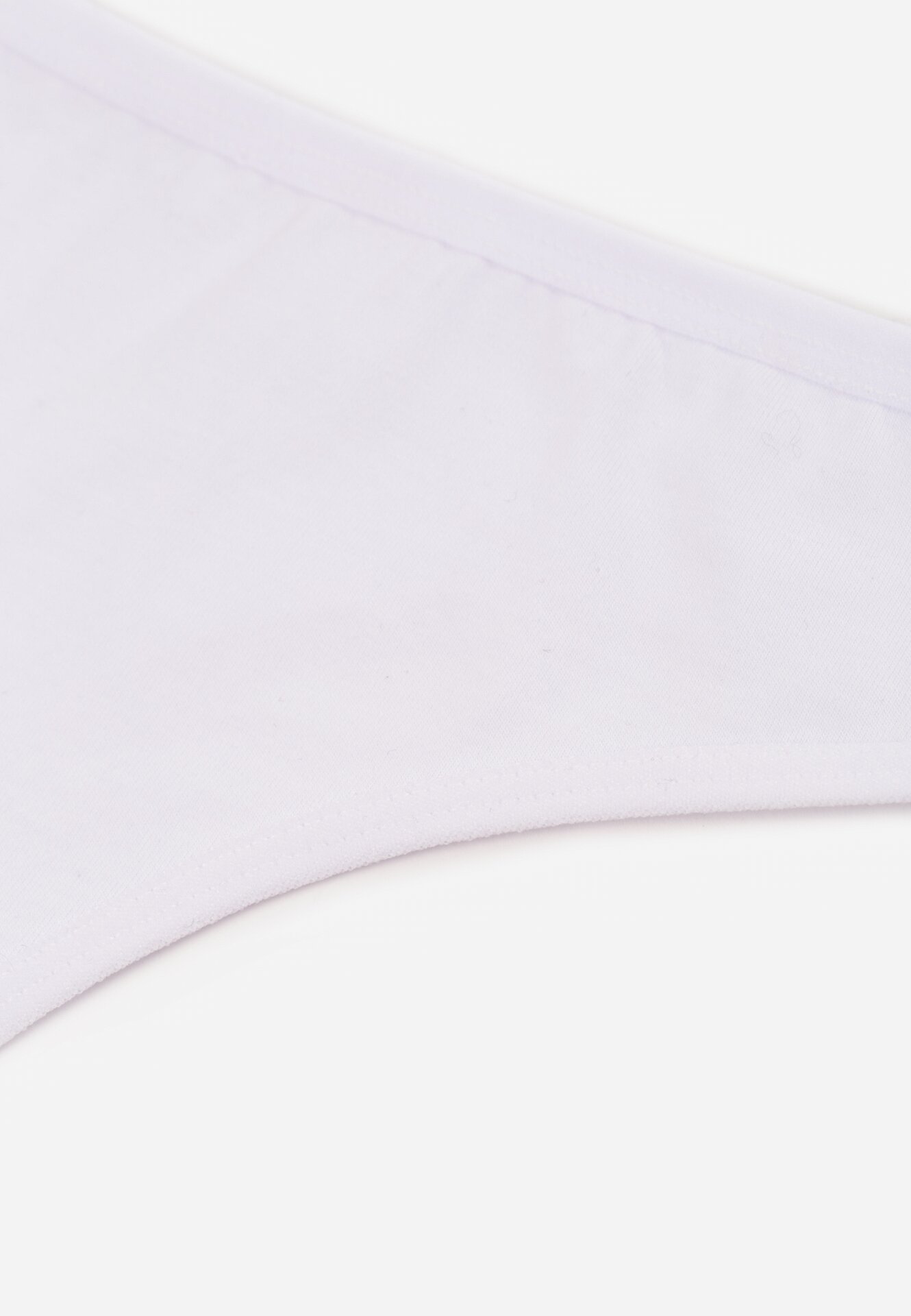 Białe Majtki Typu Stringi z Bawełną Asoia