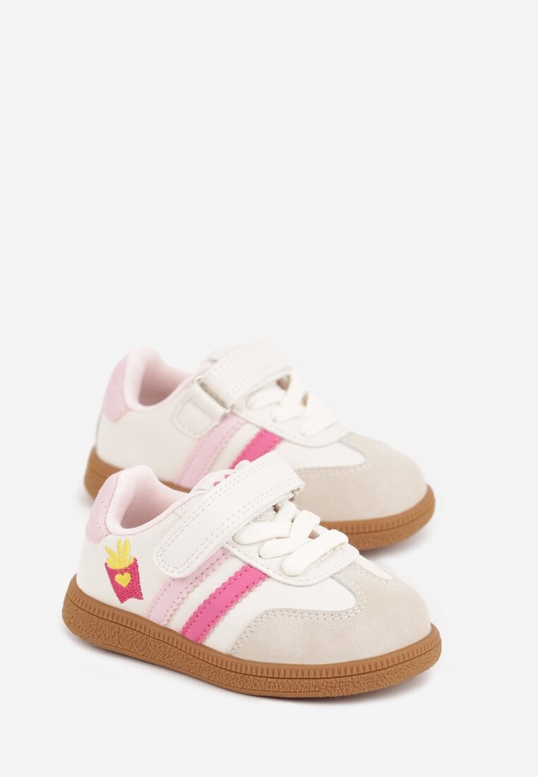 Pantofi sport Bej cu roz