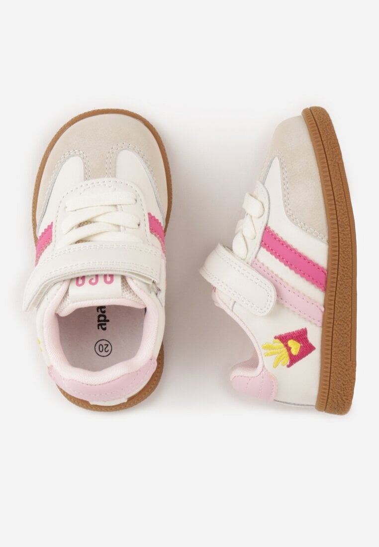 Pantofi sport Bej cu roz
