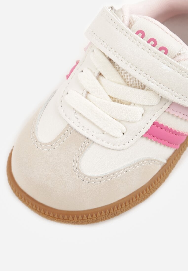 Pantofi sport Bej cu roz