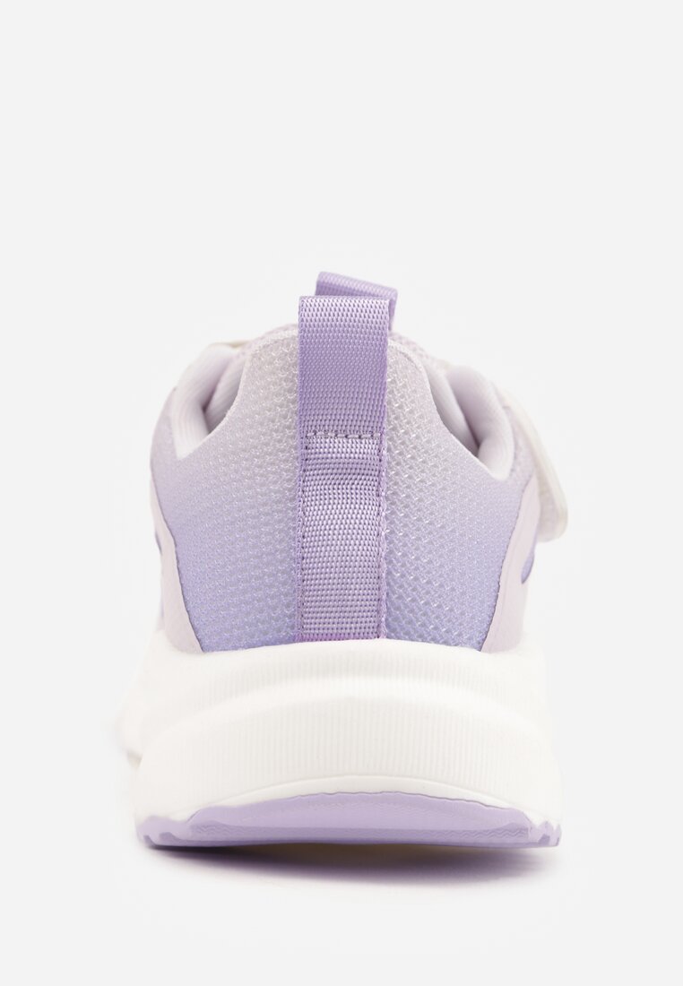 Fioletowe Buty Sportowe Sneakersy z Geometrycznym Wzorem Phalilopei