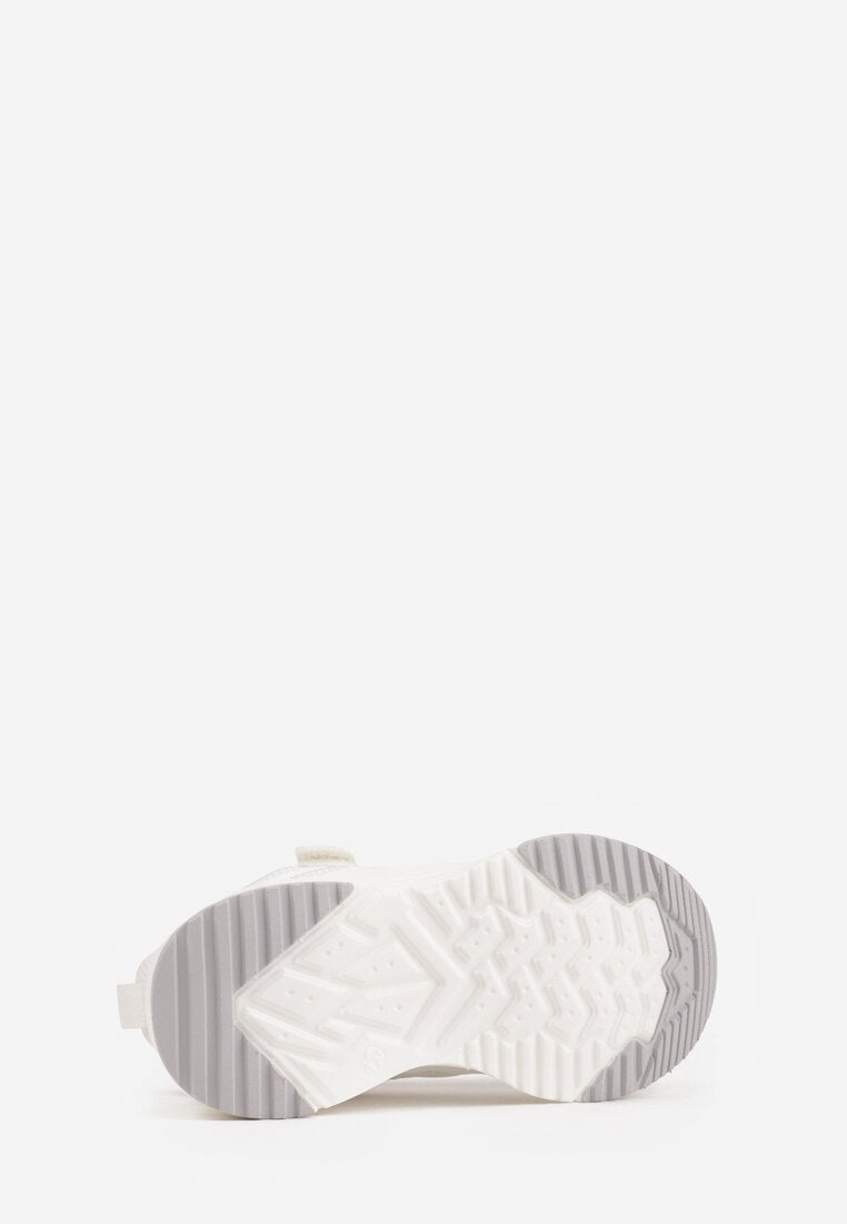 Białe Buty Sportowe Sneakersy z Geometrycznym Wzorem Phalilopei