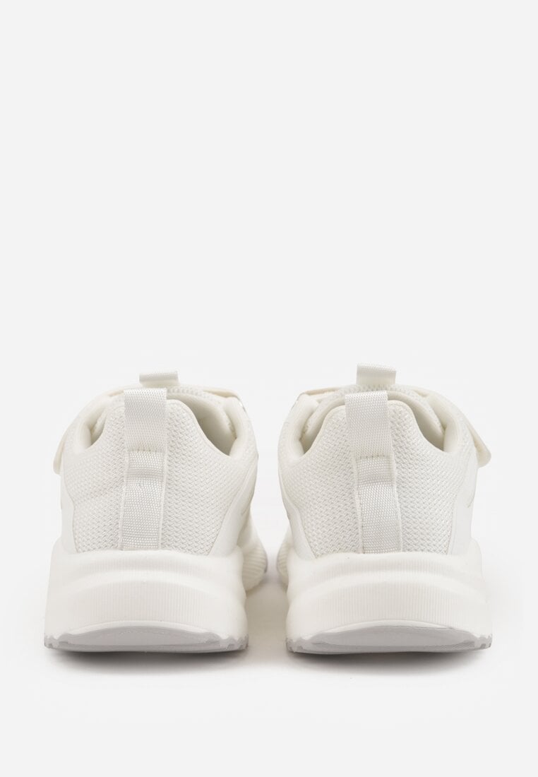 Białe Buty Sportowe Sneakersy z Geometrycznym Wzorem Phalilopei