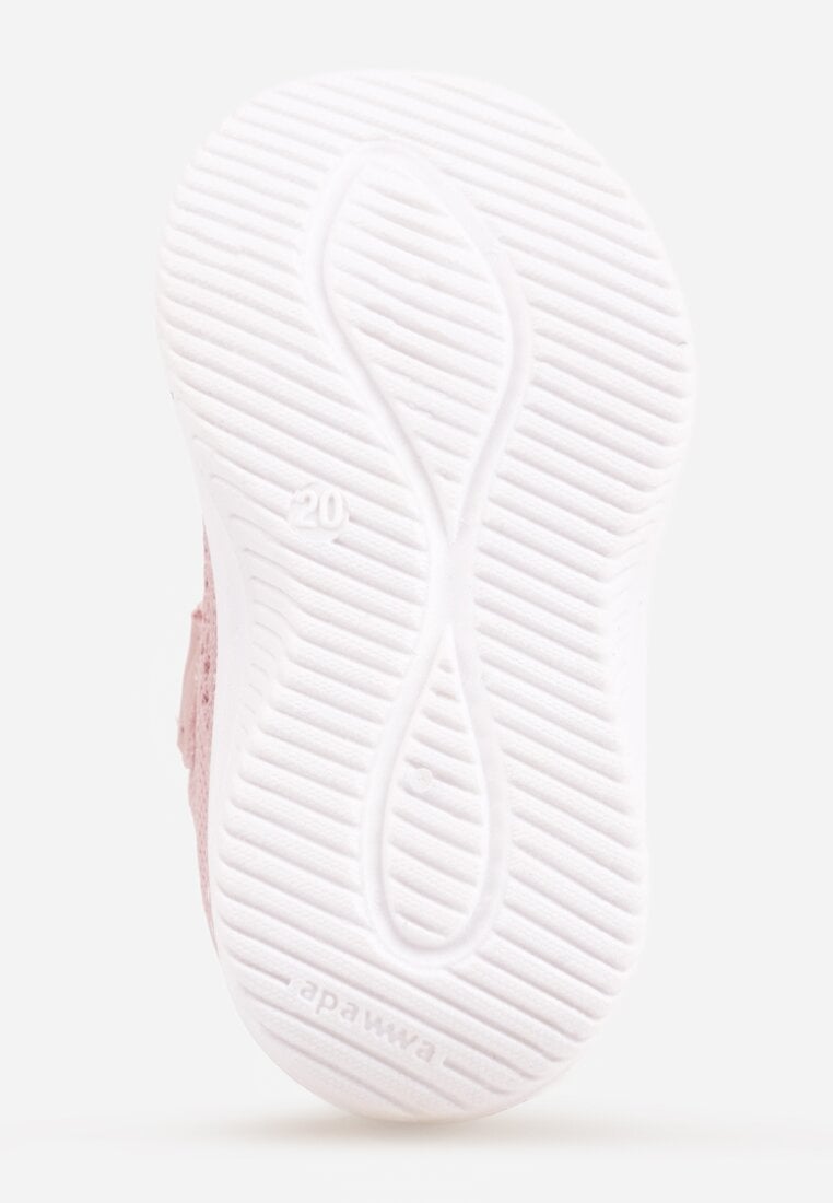 Różowo-Białe Siateczkowe Buty Sportowe Sneakersy na Piankowej Podeszwie Saphelis