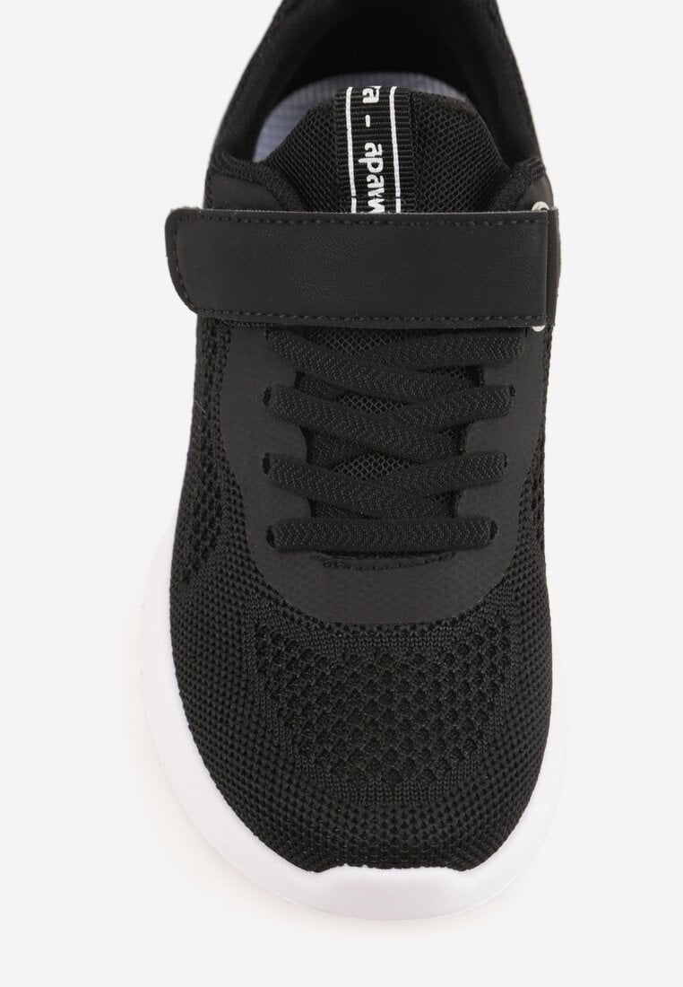 Czarno-Białe Buty Sportowe Sneakersy Ozdobione Tłoczeniem  Erasmysios