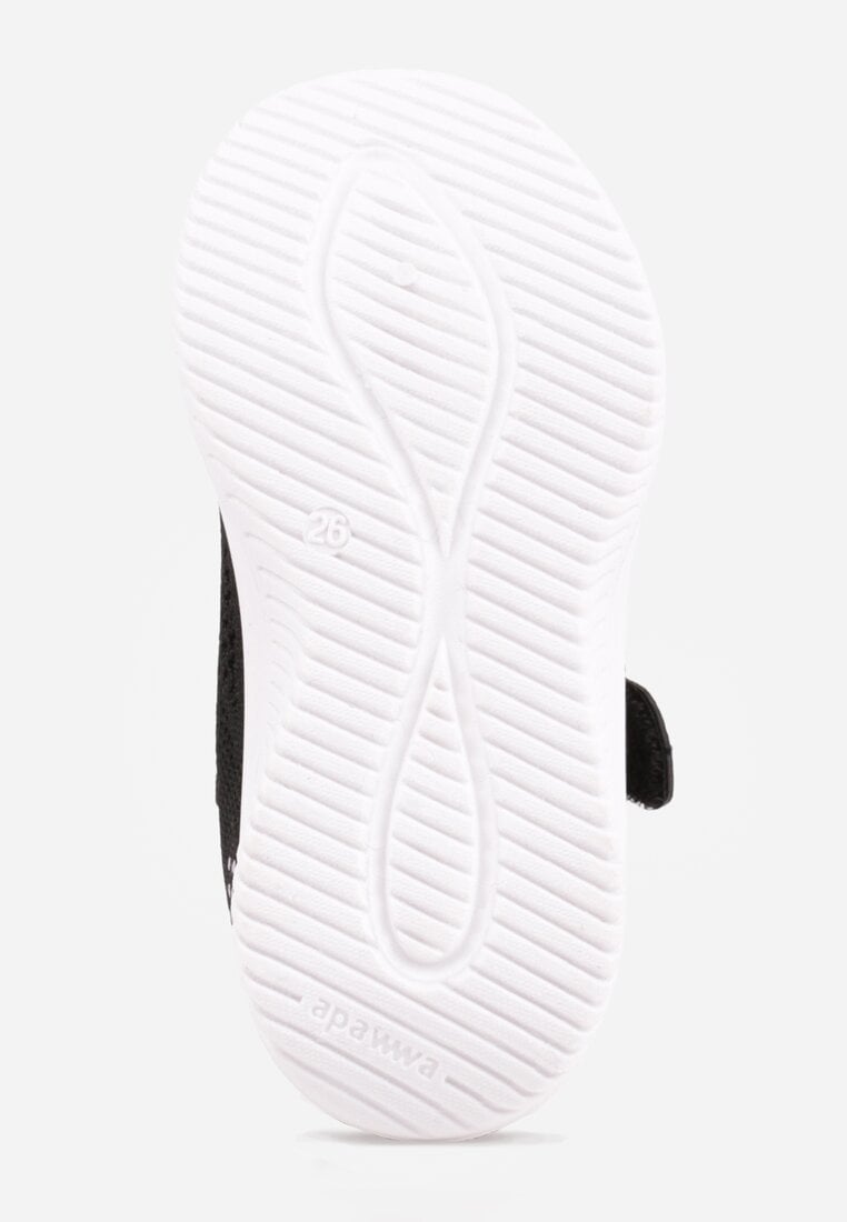 Czarno-Fioletowe Buty Sportowe Sneakersy z Perforacją i Tłoczoną Podeszwą Uriltora