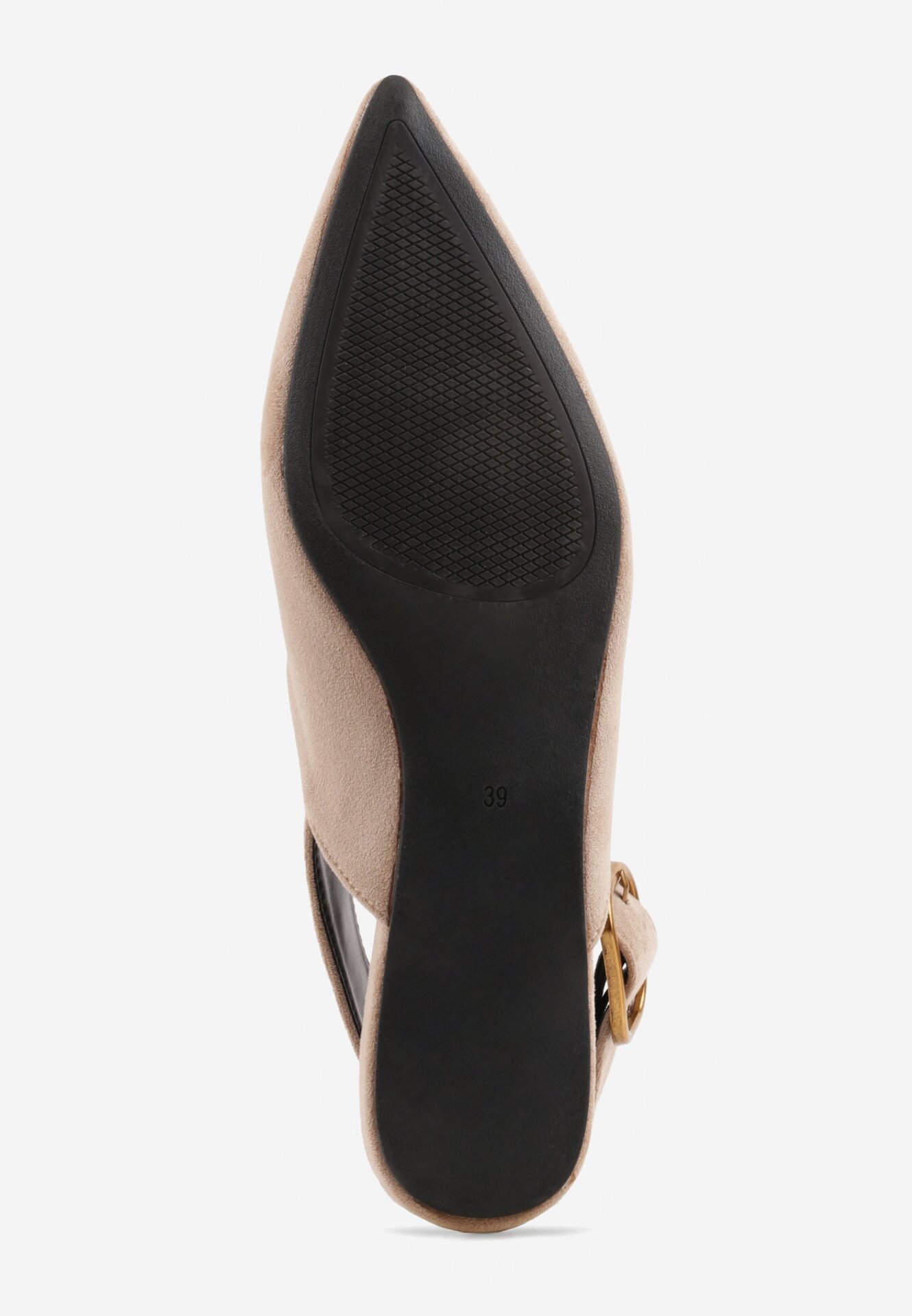 Beżowe Sandały z Ozdobnym Wycięciem i Odkrytą Piętą Naitheis