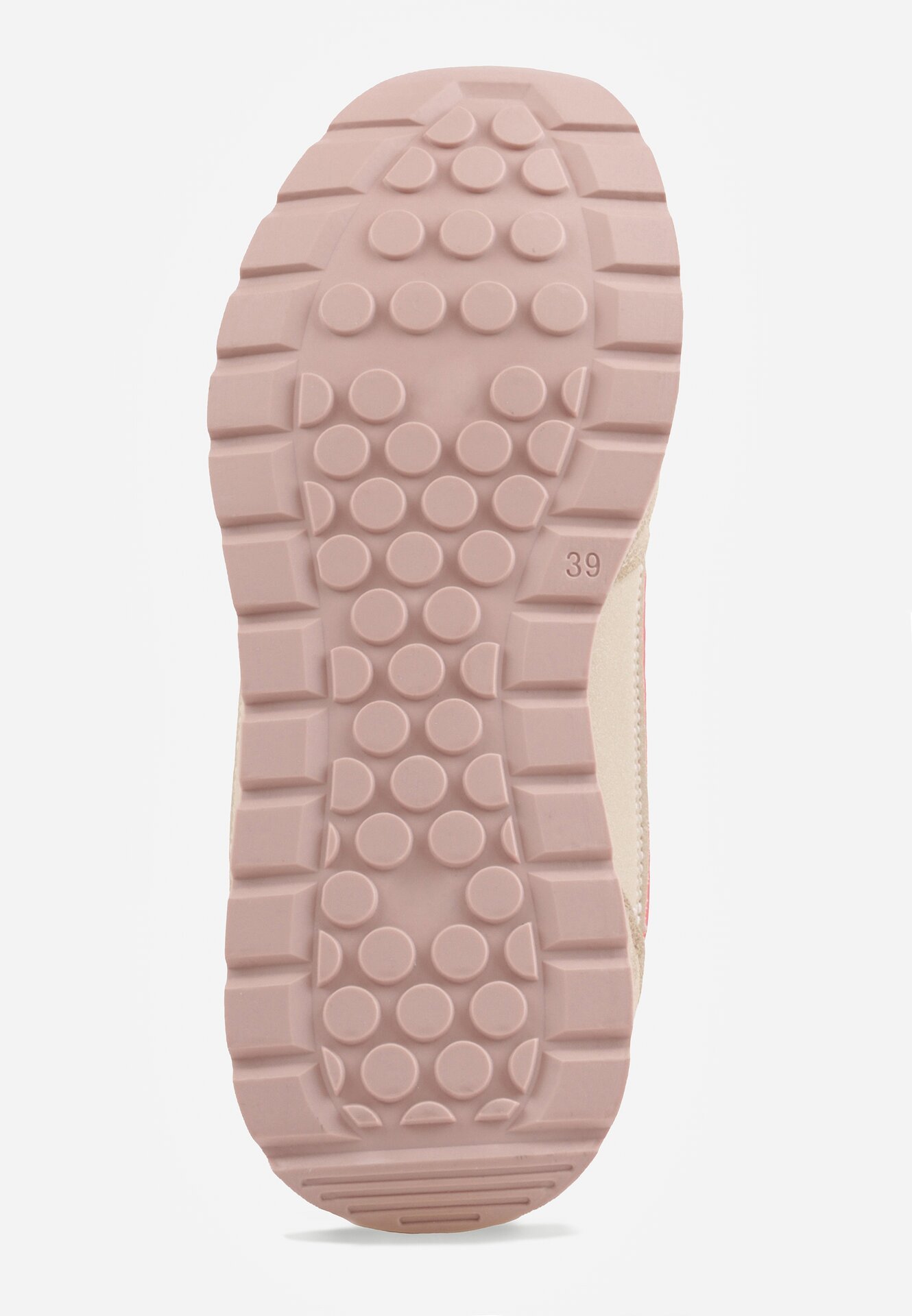 Ciemnobeżowe Sneakersy z Siateczką i Antypoślizgową Podeszwą Katala