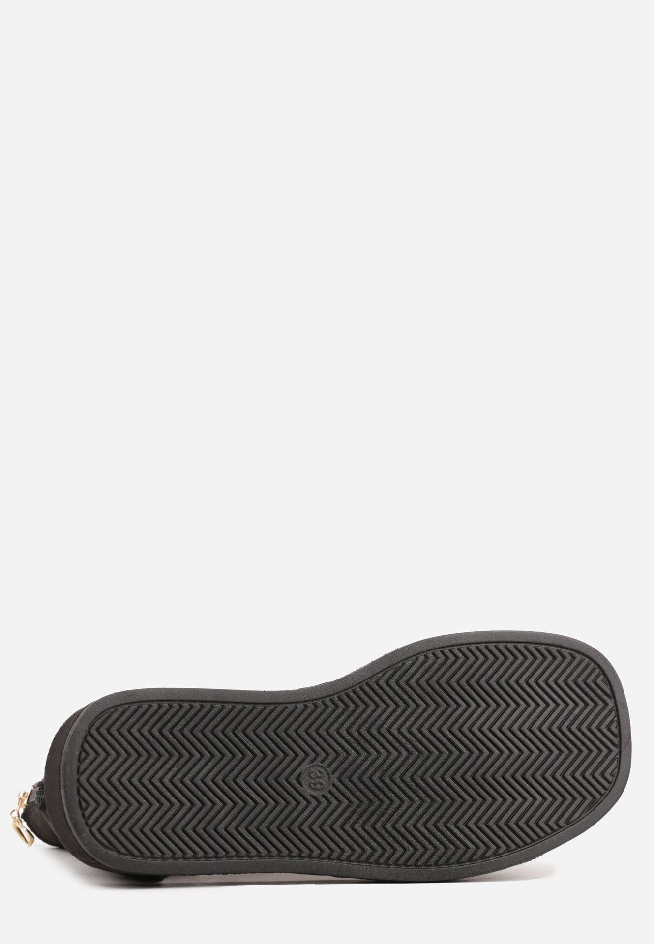 Czarne Sandały w Stylu Botków z Ozdobną Klamrą Theaneasi