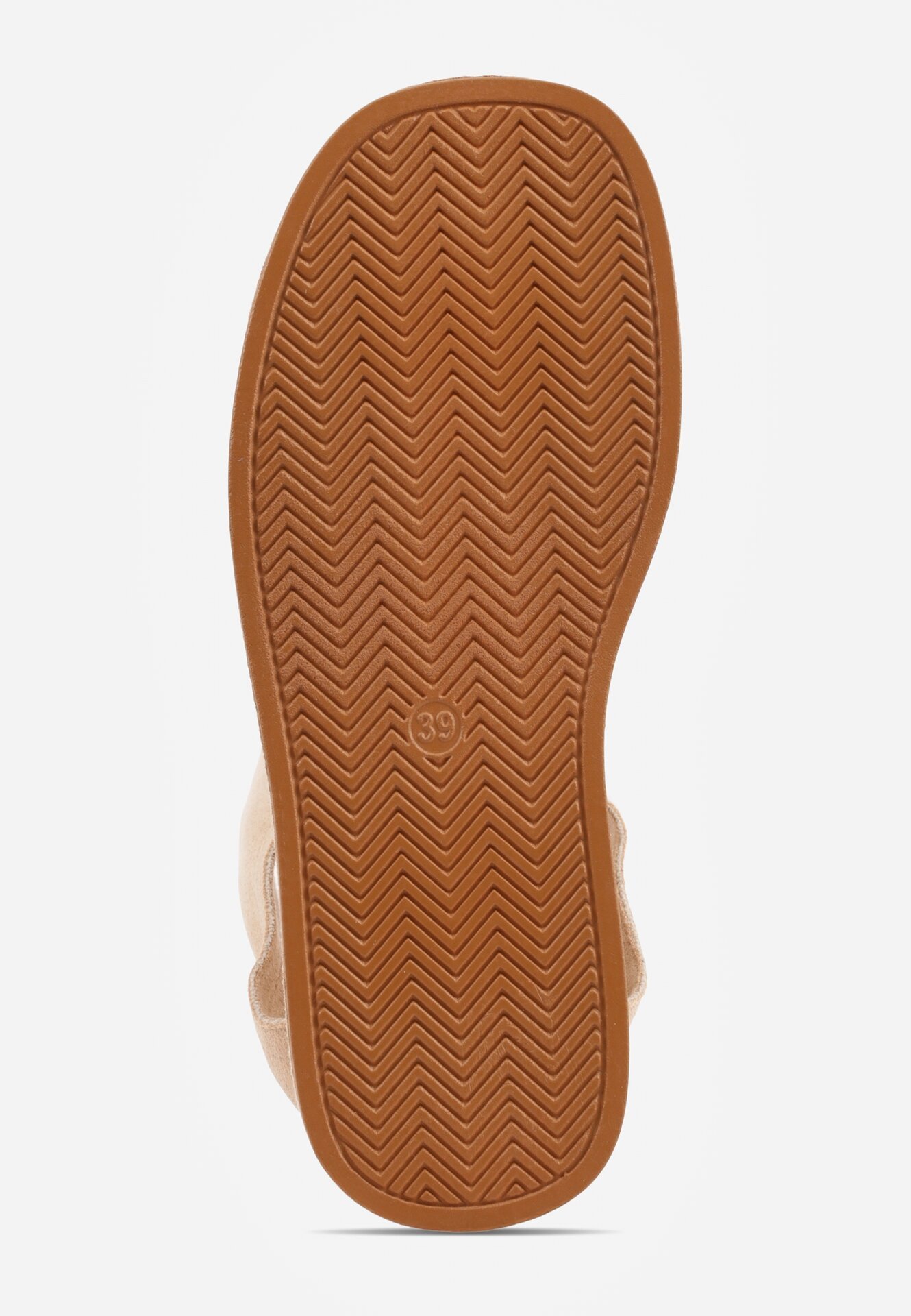 Beżowe Sandały w Stylu Botków z Ozdobną Klamrą Theaneasi