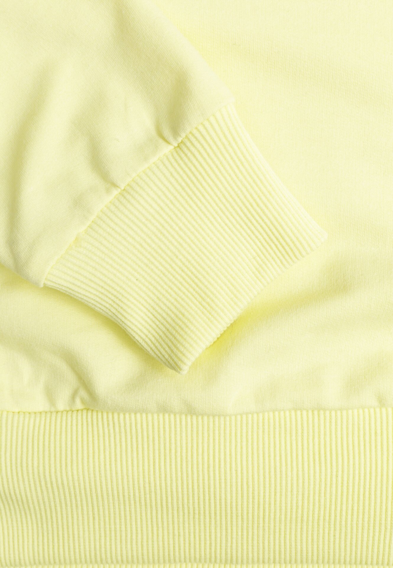 Jasnozielona Bluza z Dodatkiem Bawełny Wykończona Ściągaczami Evilaya