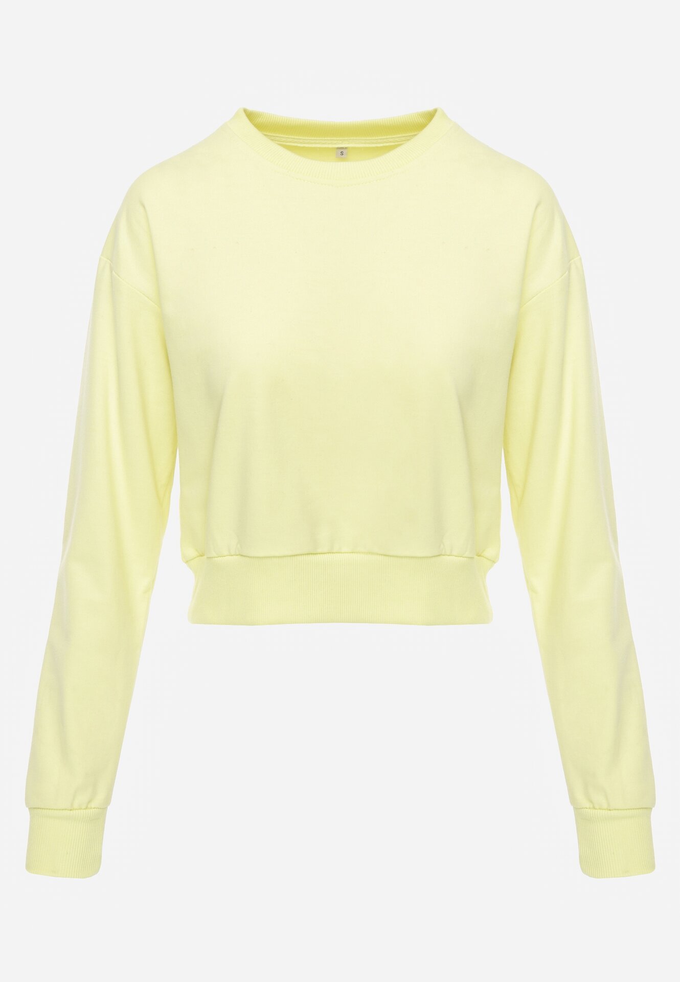 Jasnozielona Bluza z Dodatkiem Bawełny Wykończona Ściągaczami Evilaya