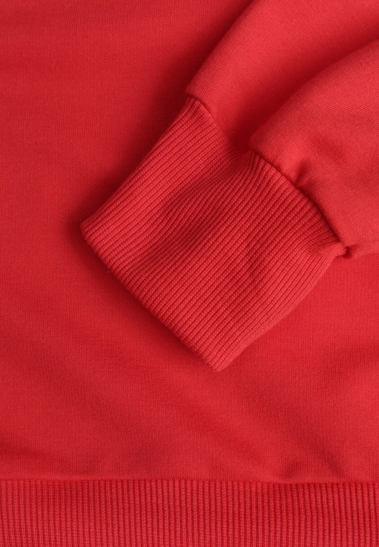 Czerwona Bluza z Bawełną Ozdobiona Ściągaczami Hilani