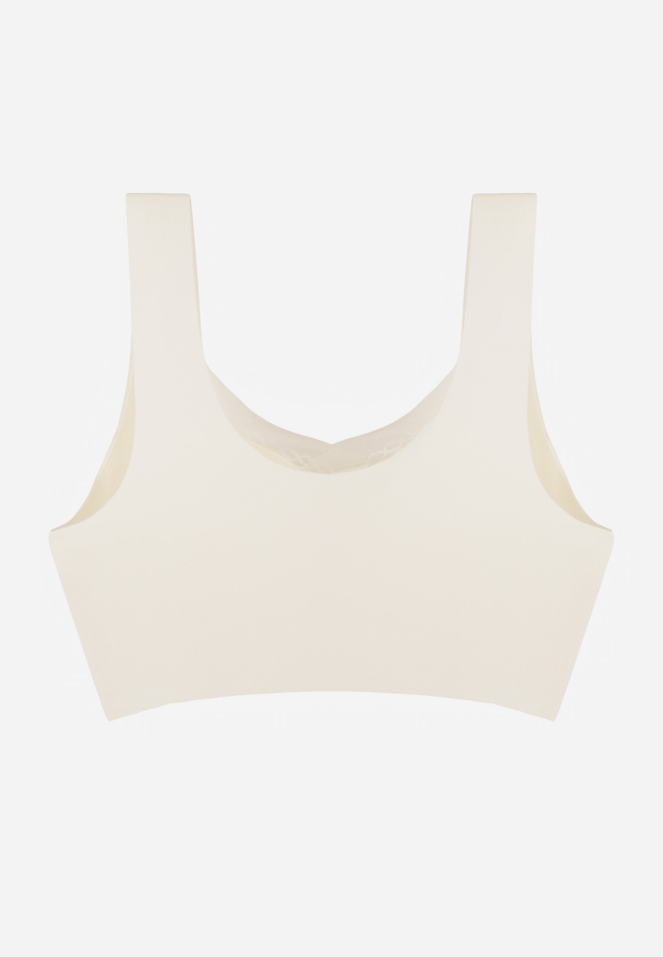 Biały Biustonosz Sportowy z Siateczką i Usztywnionymi Miseczkami Zerirae