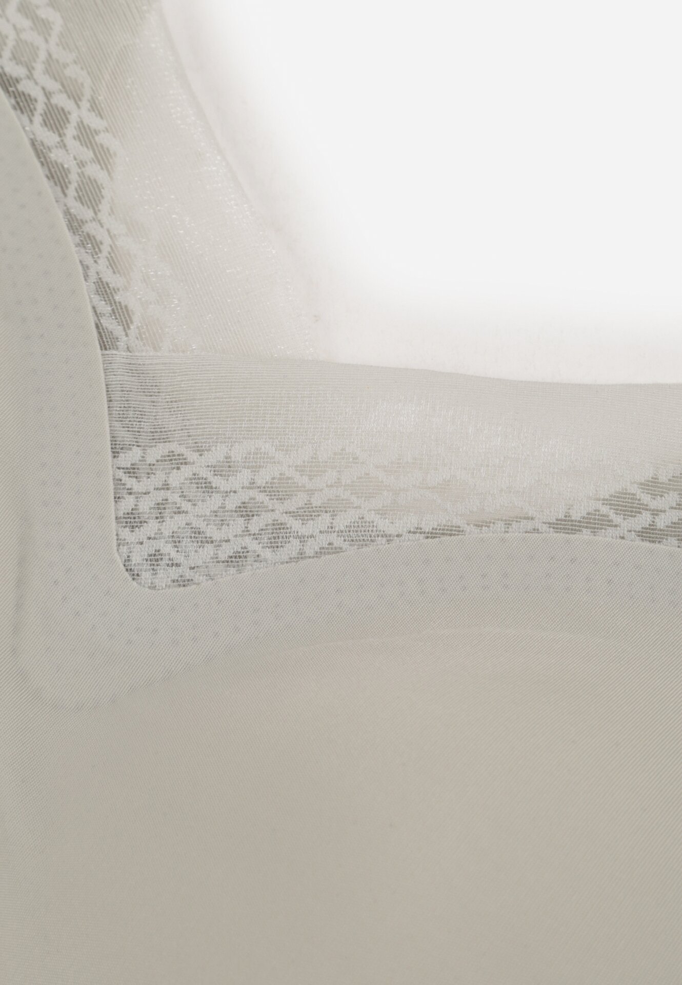 Szary Biustonosz Sportowy z Siateczką i Usztywnionymi Miseczkami Zerirae