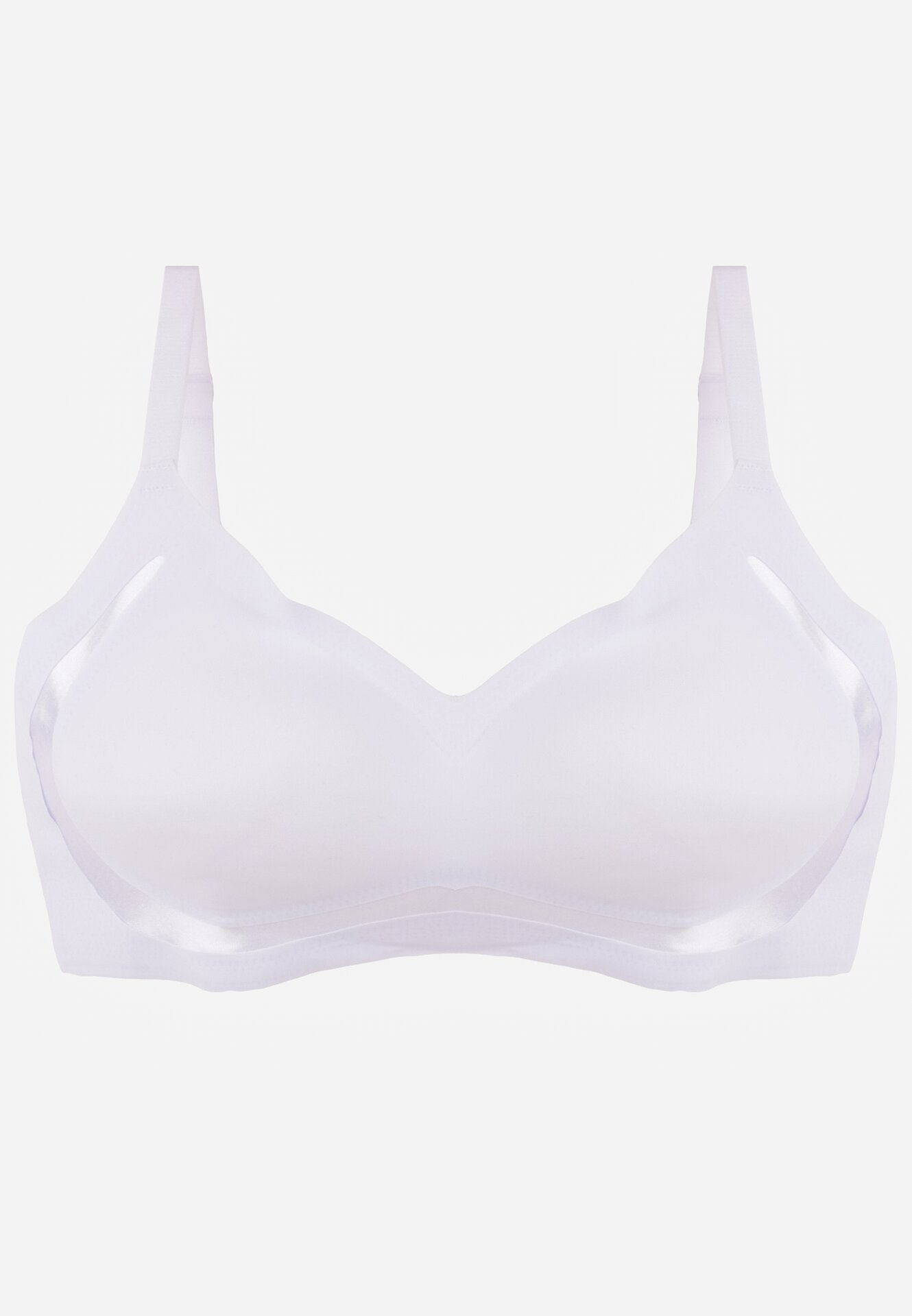 Biały Biustonosz z Usztywnianymi Miseczkami i Transparentną Wstawką Zeriga