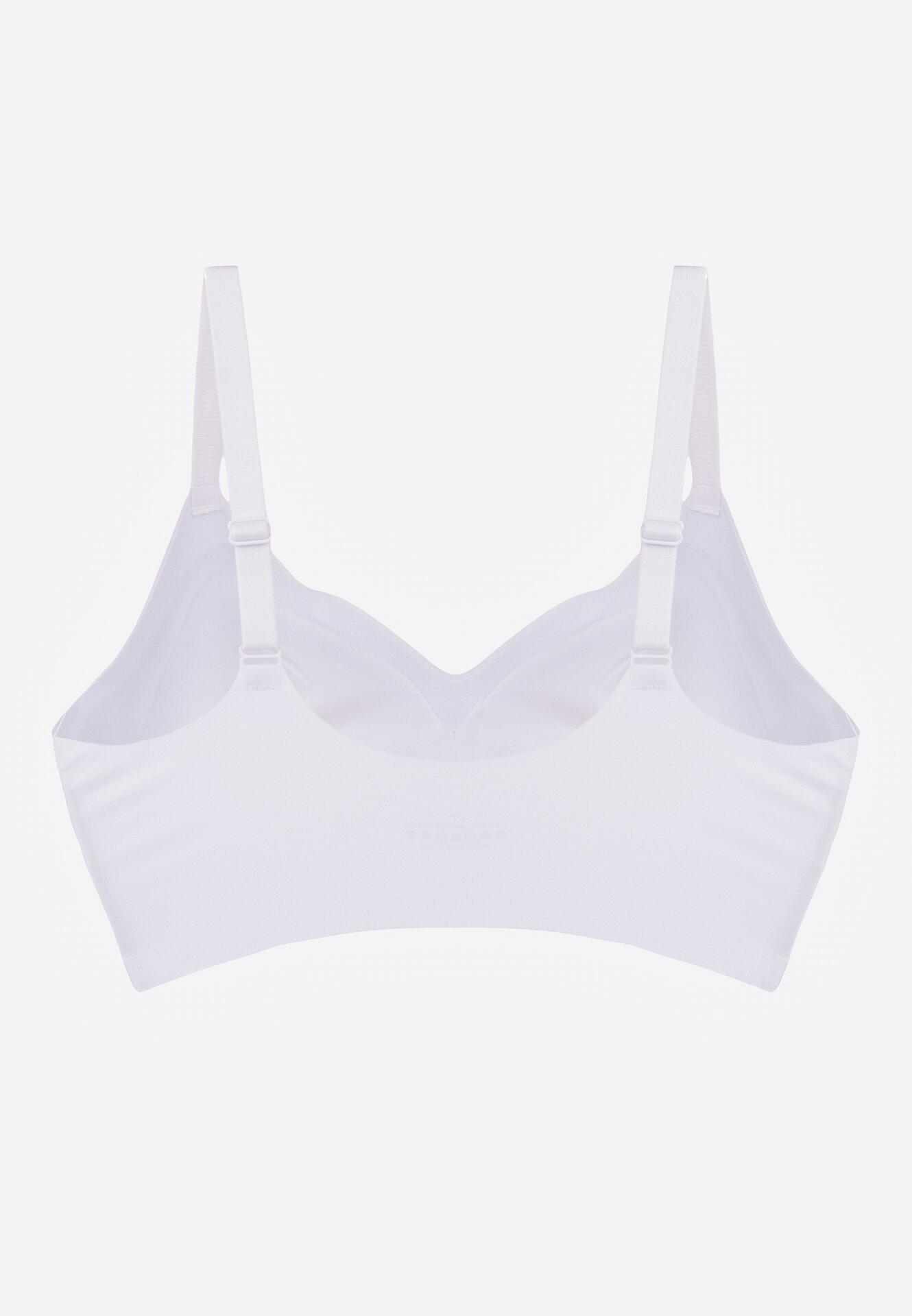 Biały Biustonosz z Usztywnianymi Miseczkami i Transparentną Wstawką Zeriga