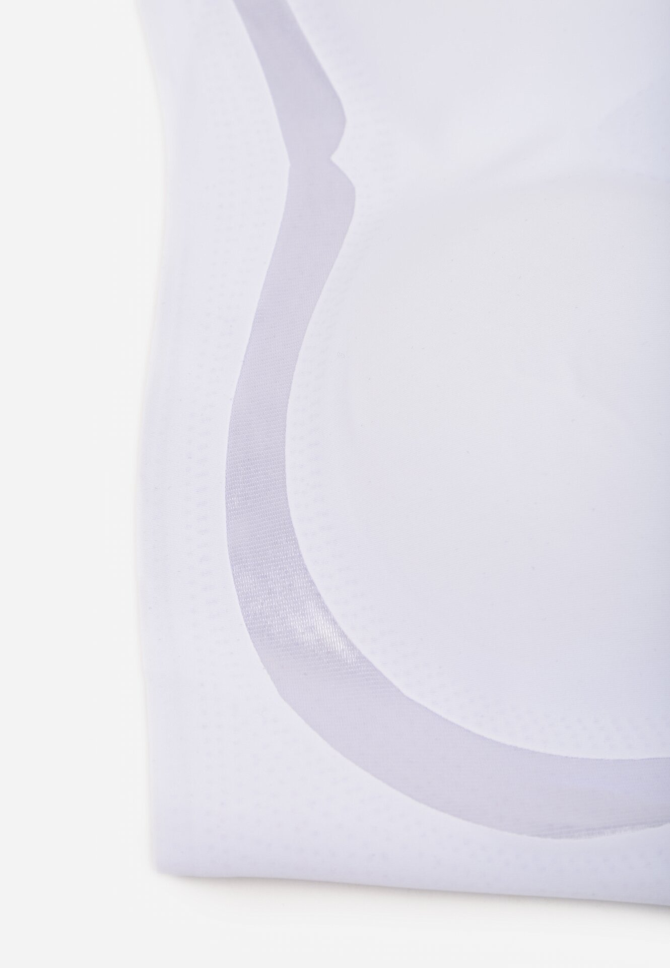 Biały Biustonosz z Usztywnianymi Miseczkami i Transparentną Wstawką Zeriga