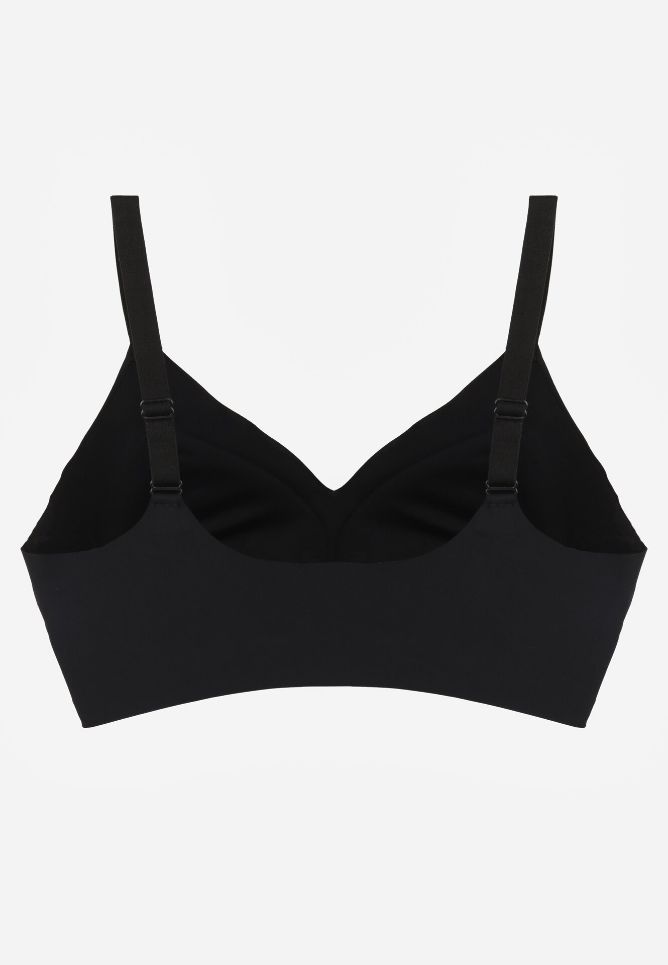 Czarny Biustonosz z Usztywnianymi Miseczkami i Transparentną Wstawką Zeriga