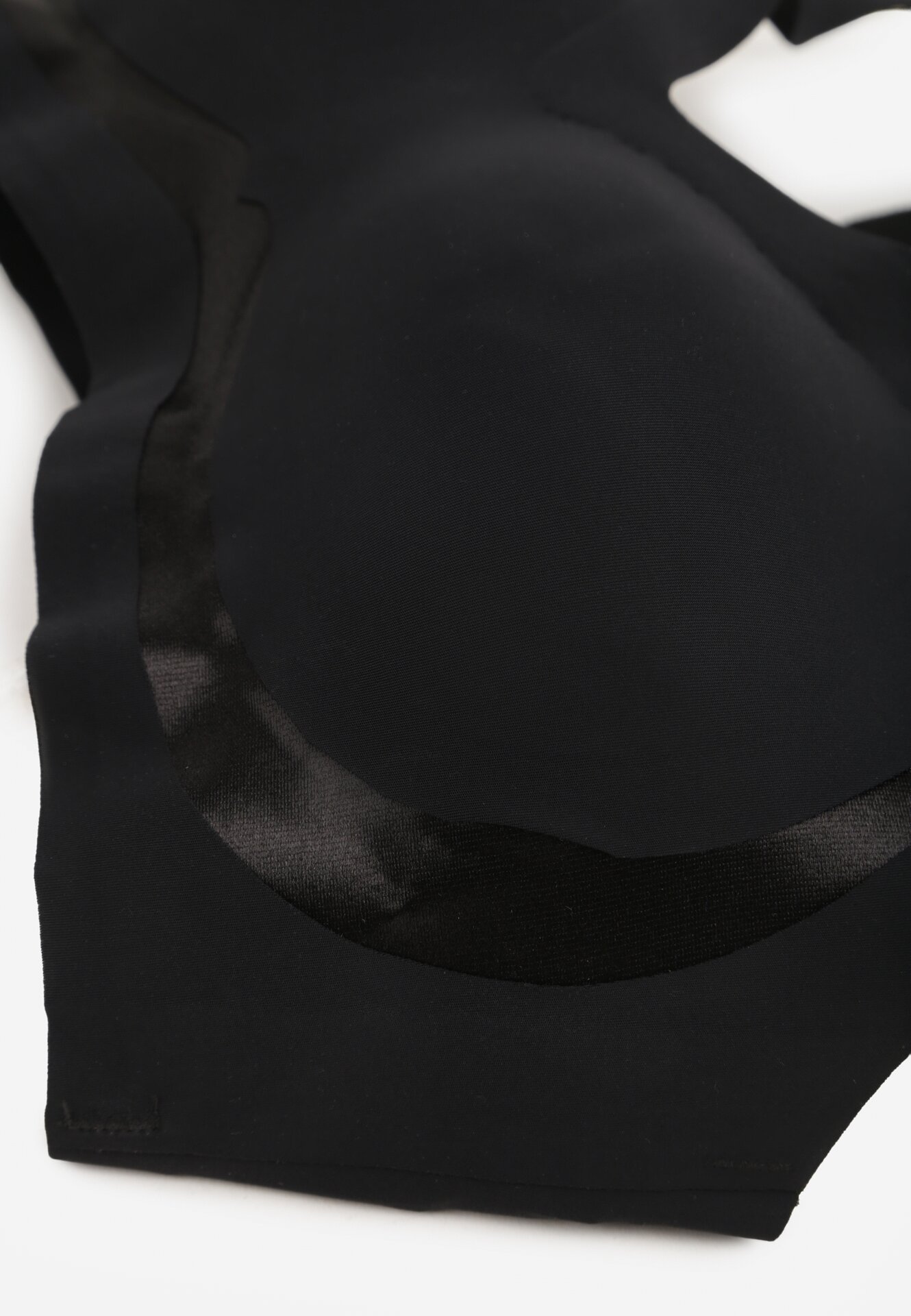 Czarny Biustonosz z Usztywnianymi Miseczkami i Transparentną Wstawką Zeriga