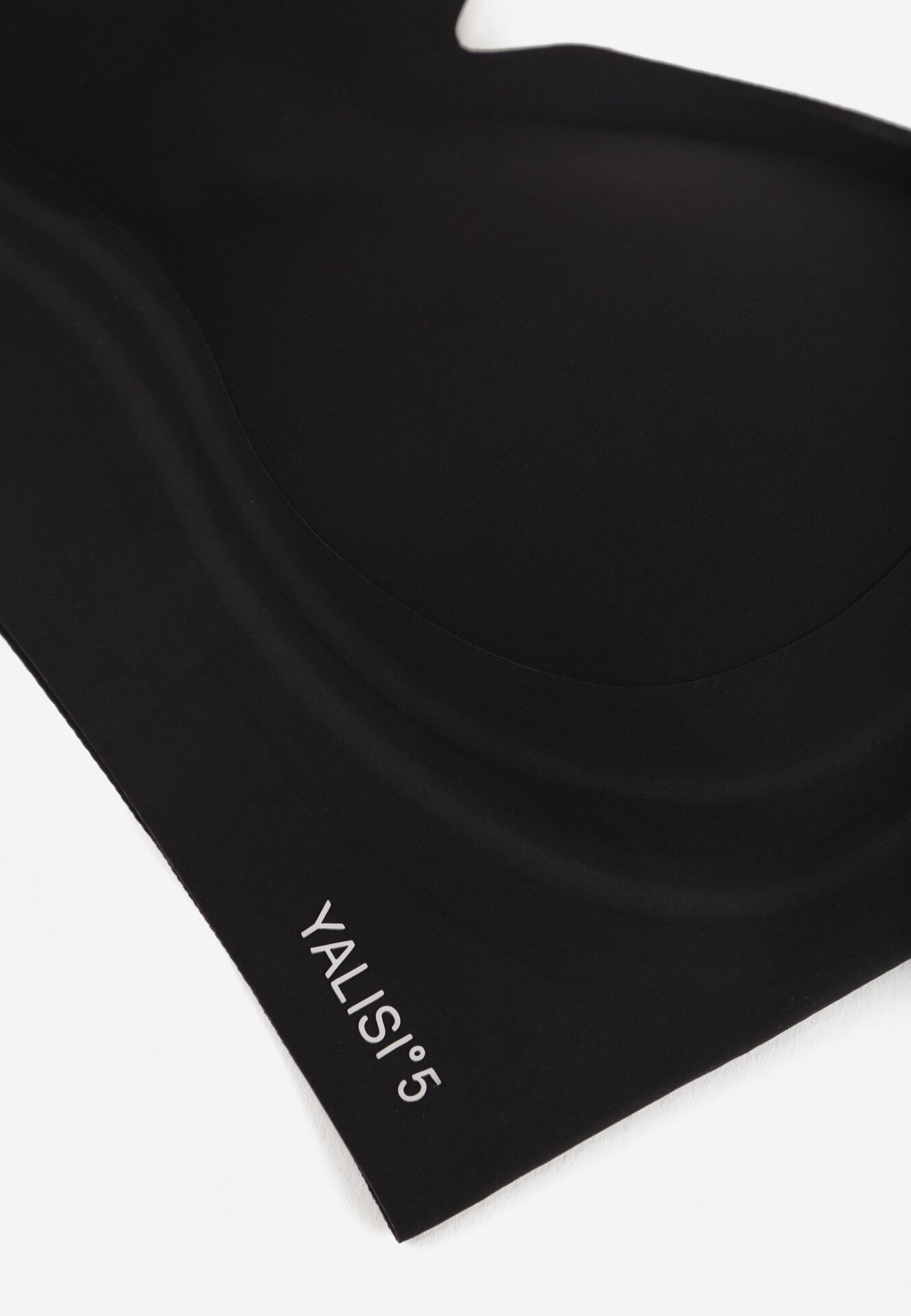 Czarny Bezszwowy Biustonosz Bez Fiszbin z Elastycznego Materiału Edalith