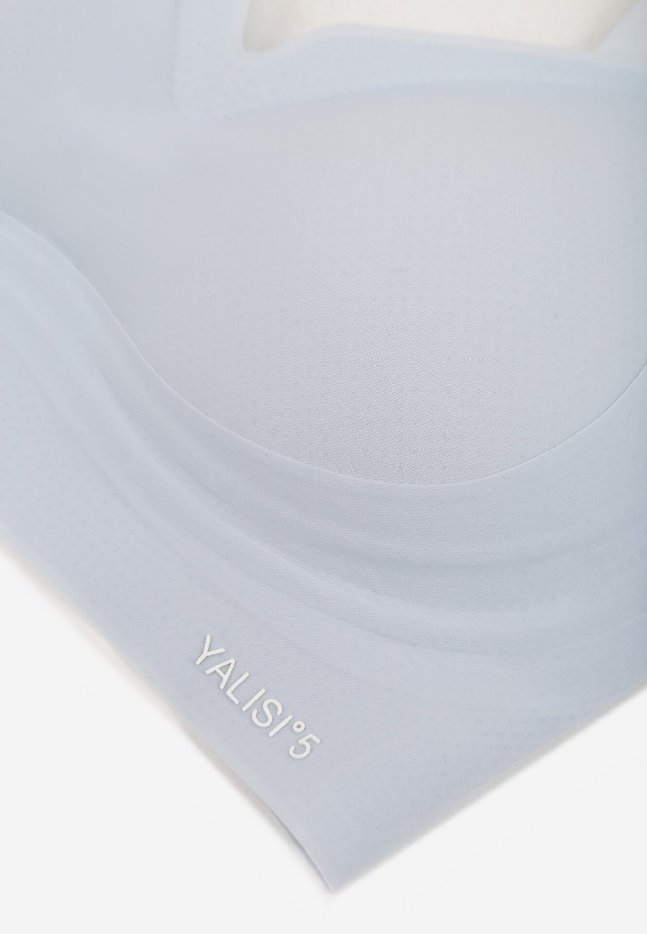 Niebieski Bezszwowy Biustonosz Bez Fiszbin z Elastycznego Materiału Edalith