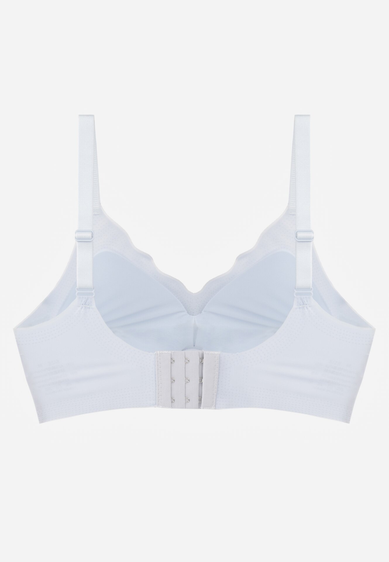 Niebieski Usztywniany Biustonosz Bezszwowy Bez Fiszbin Pretiona