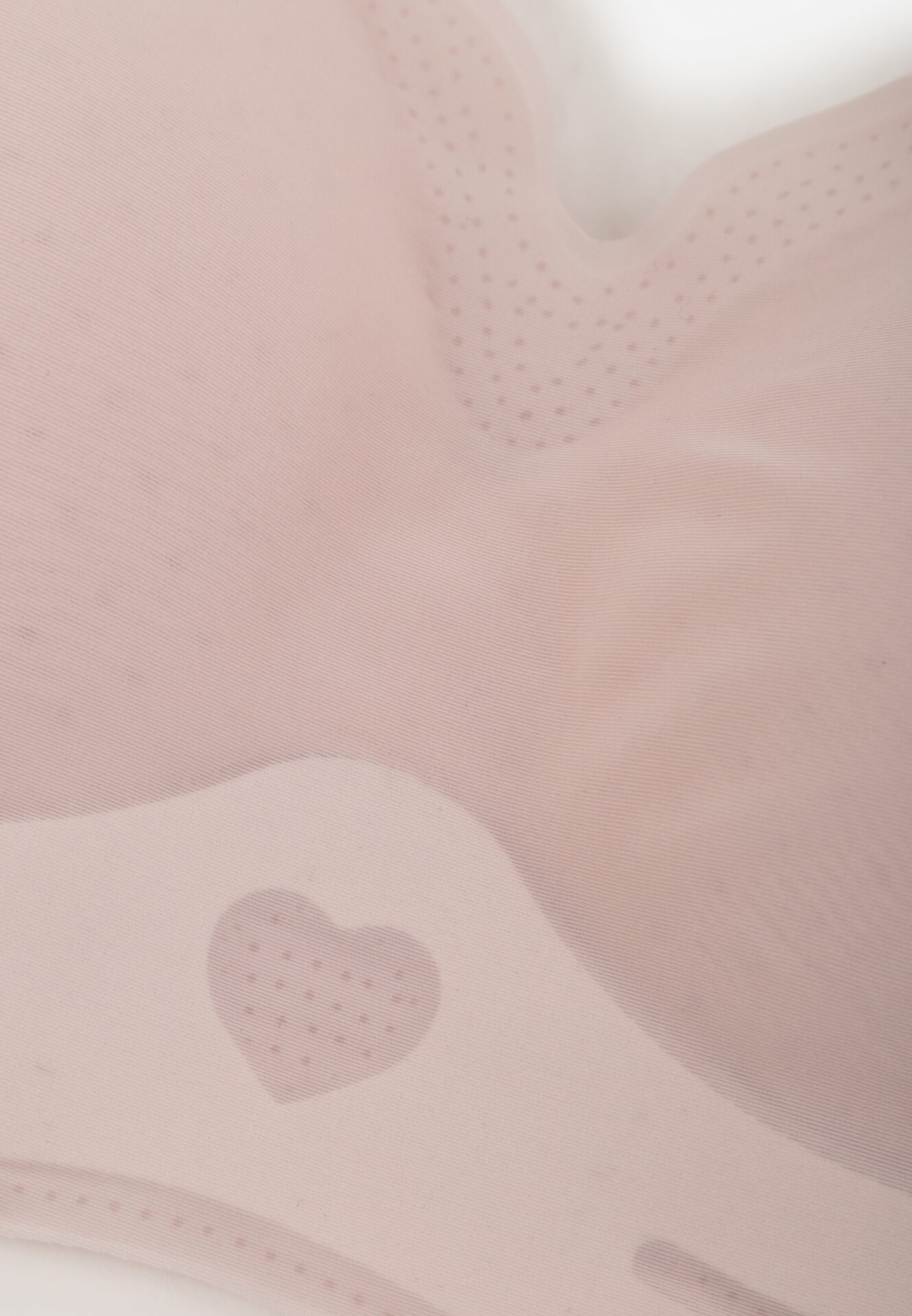 Jasnoróżowy Usztywniany Biustonosz Bezszwowy Bez Fiszbin Pretiona