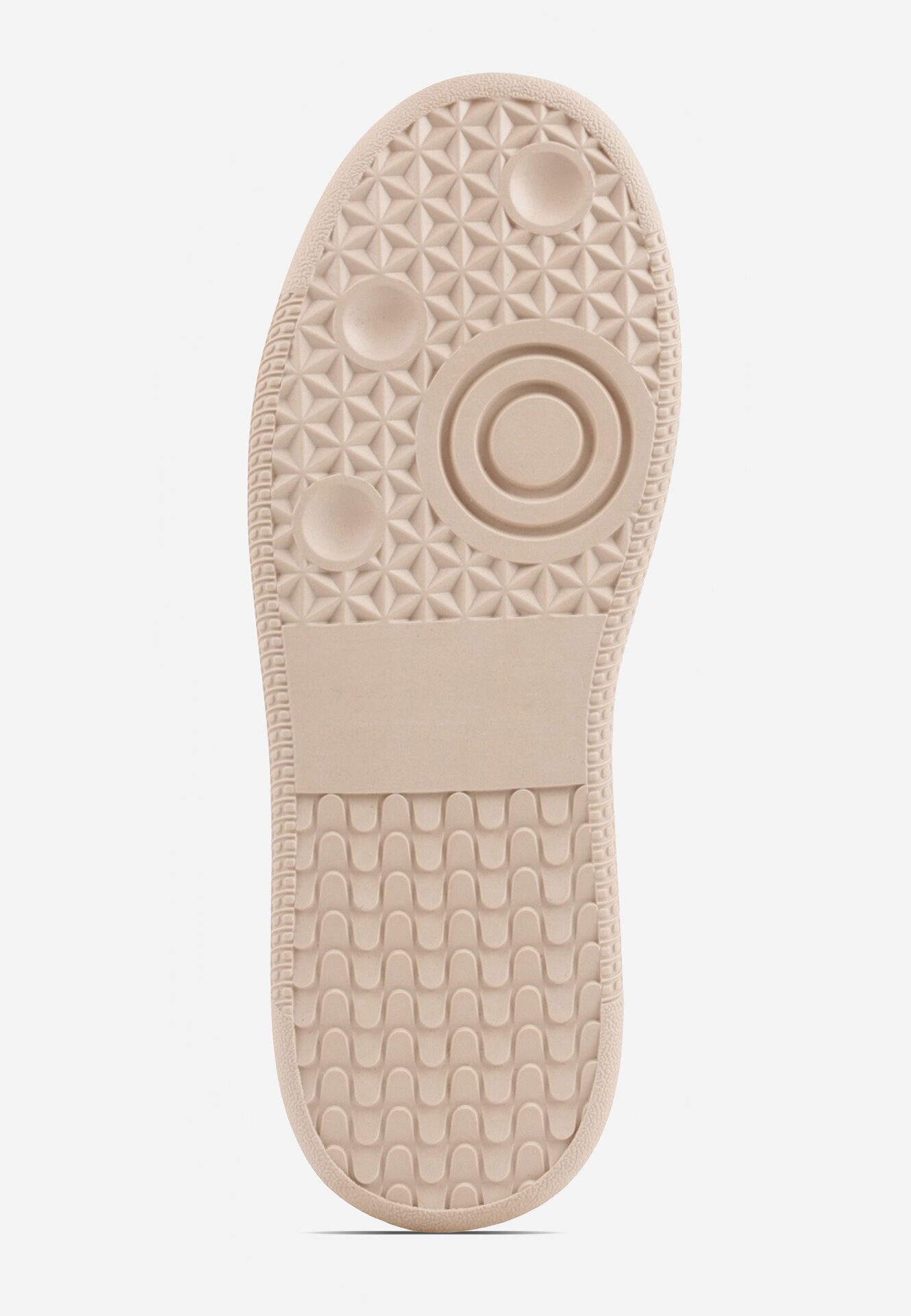 Brązowe Skórzane Sneakersy na Kauczukowej Podeszwie z Geometrycznym Motywem Shytyse