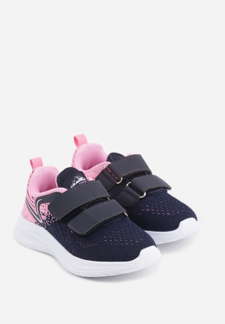 Pantofi sport Bleumarin cu roz