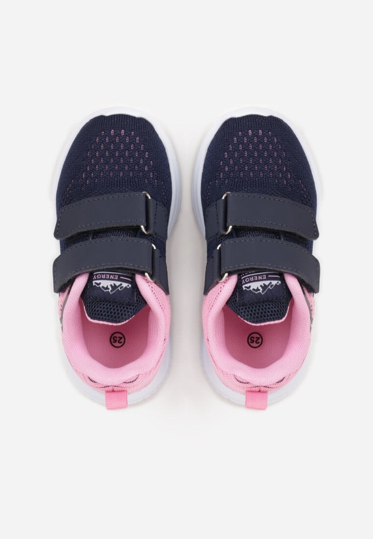 Pantofi sport Bleumarin cu roz