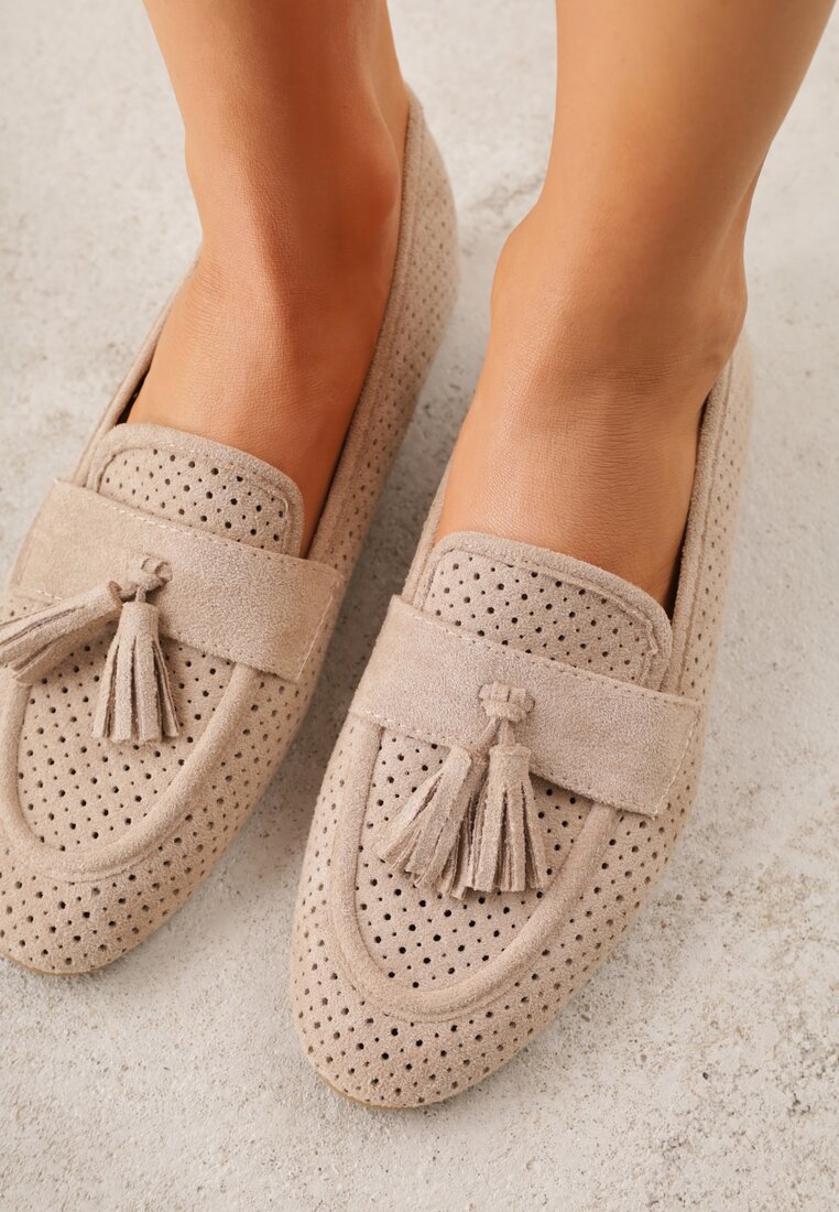 Mocasini Bej