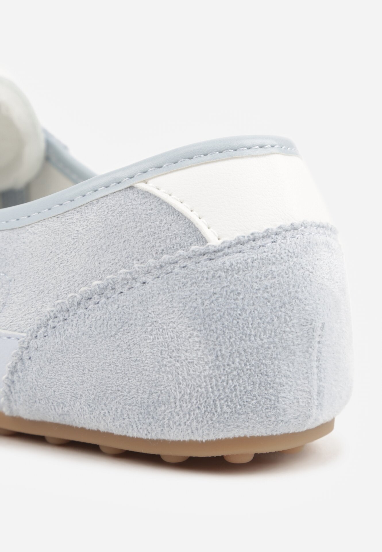 Niebieskie Sneakersy z Imitacji Zamszu w Stylu Kultowych Tenisówek Aelliana