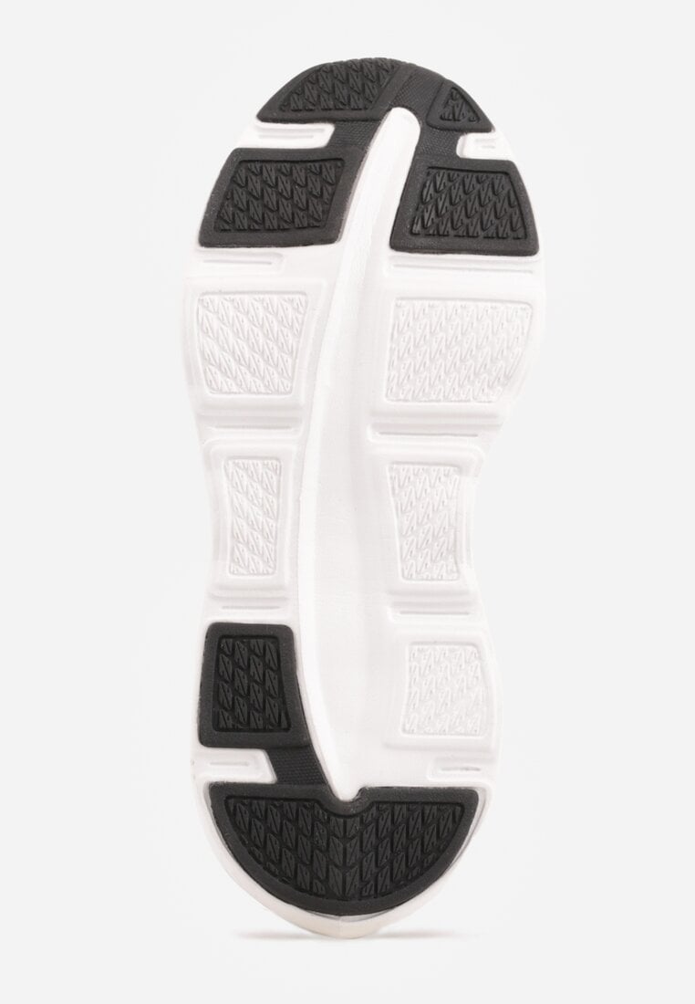 Niebieskie Sneakersy na Grubej Geometrycznej Podeszwie Alexusa