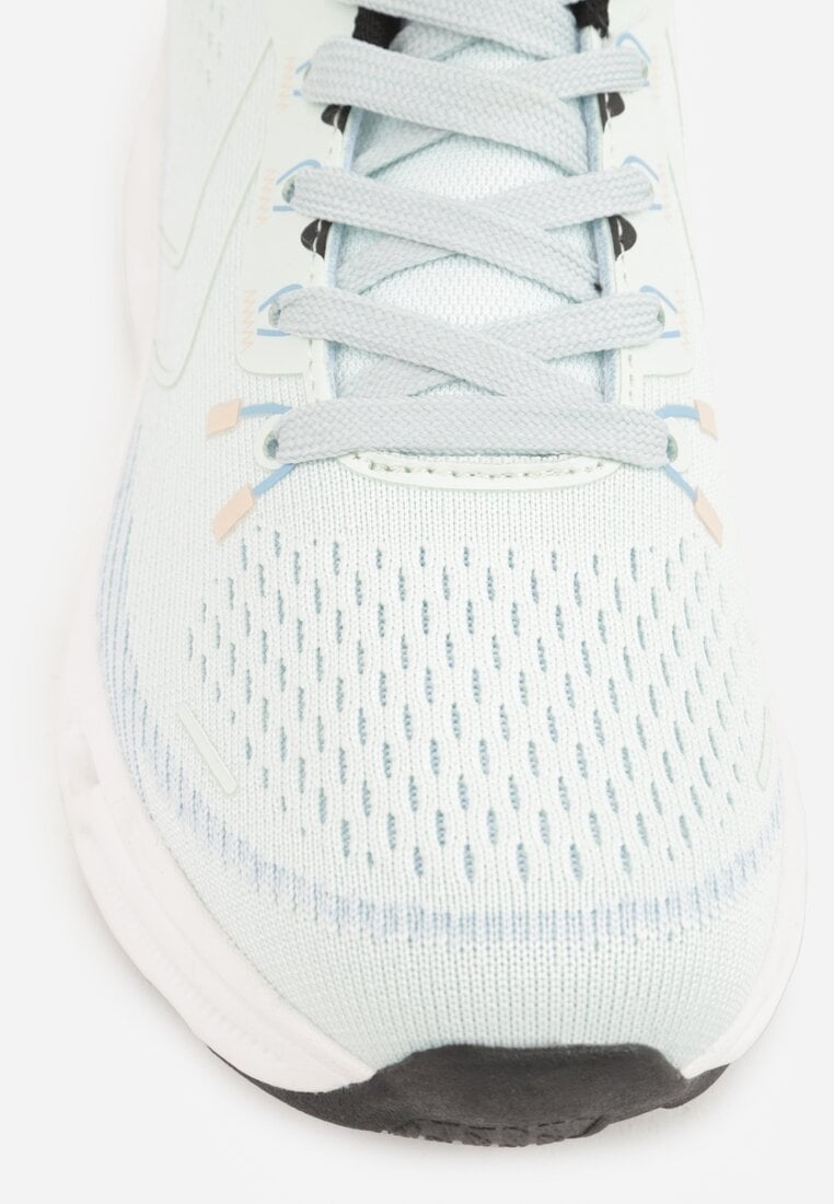 Niebieskie Sneakersy na Grubej Geometrycznej Podeszwie Alexusa