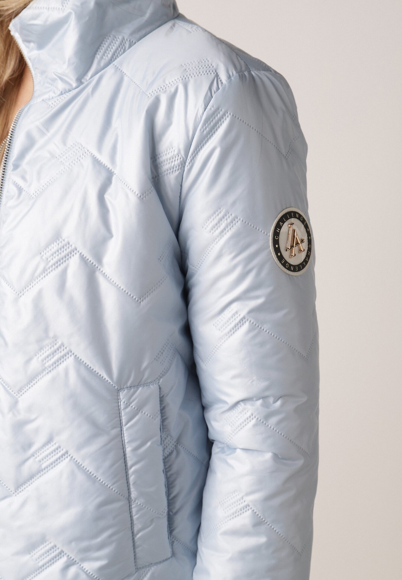 Geacă Albastru deschis