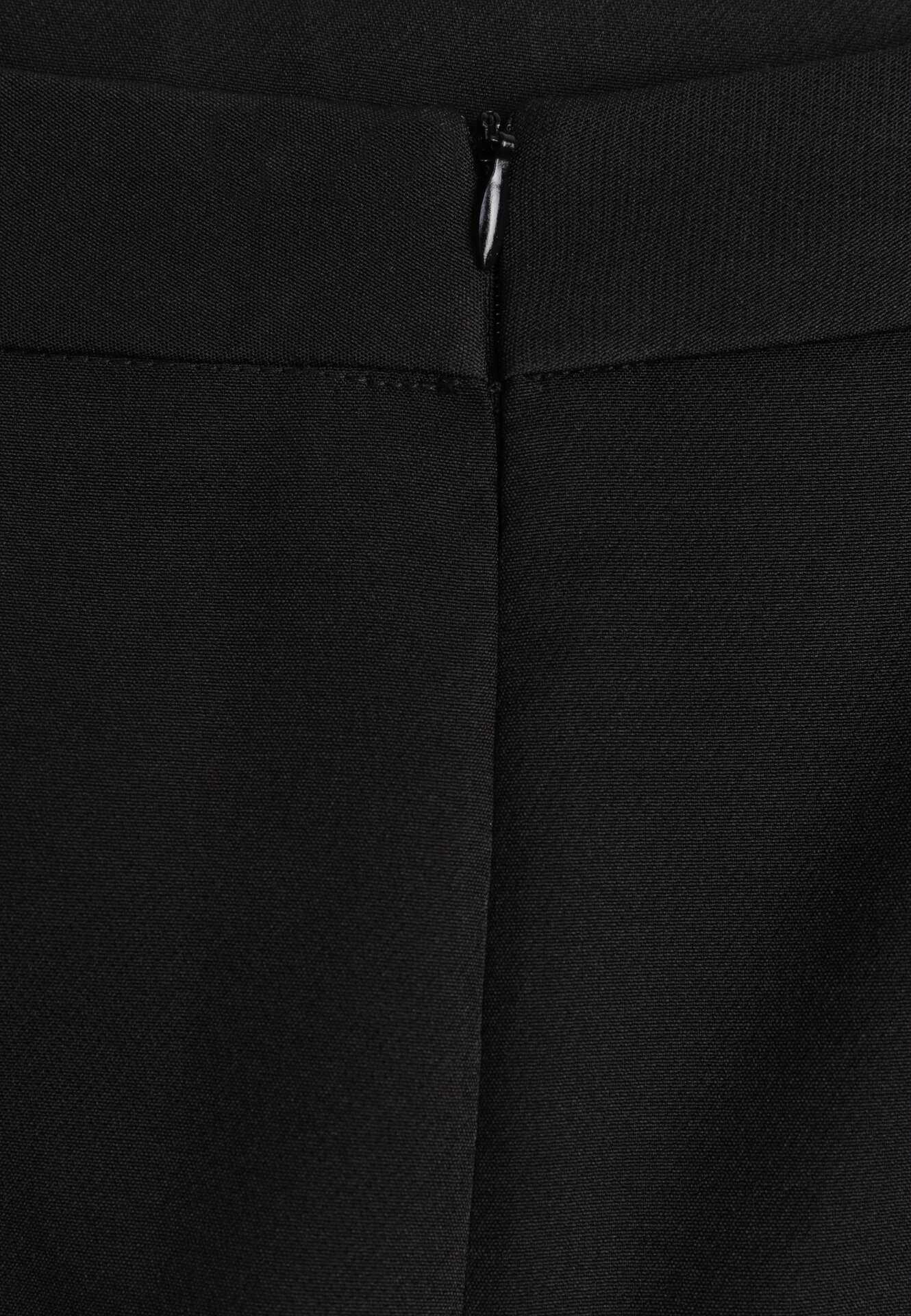 Czarna Gładka Spódnica VICES o Ołówkowym Kroju Abilura