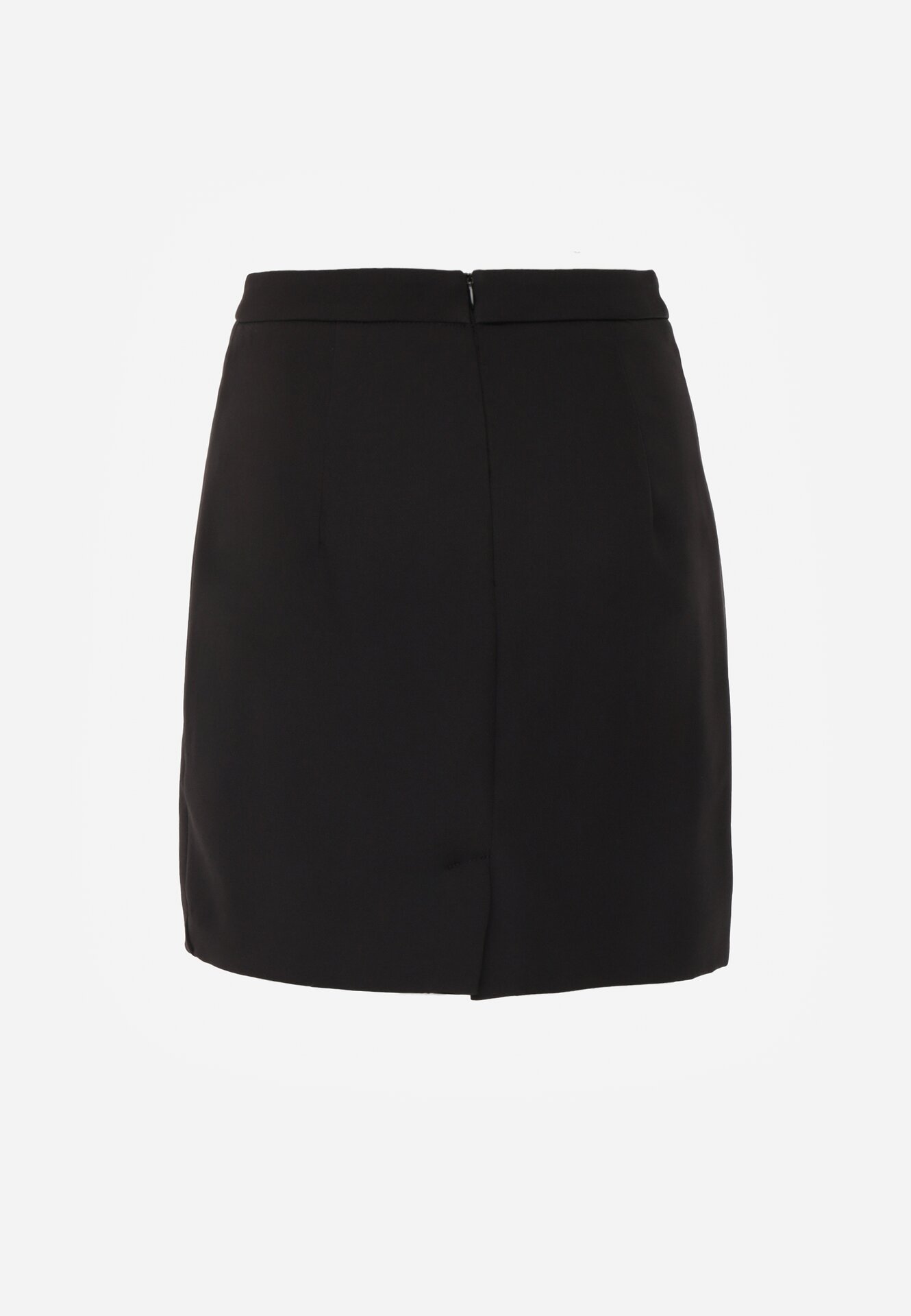 Czarna Gładka Spódnica VICES o Ołówkowym Kroju Abilura