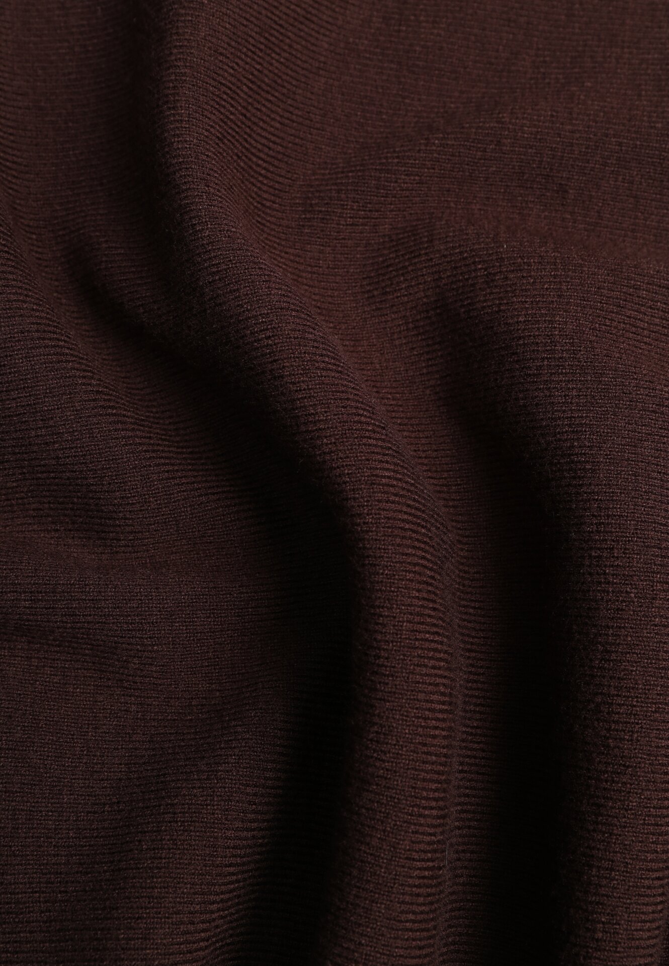 Brązowa Dzianinowa Sukienka z Wiskozą o Nietoperzowym Kroju z Dekoltem w Łódkę Tisan