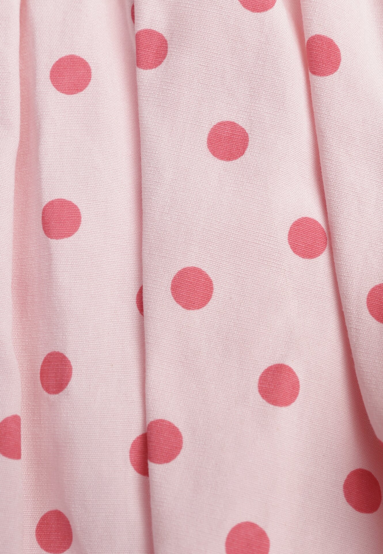 Różowe Szorty z Bawełną i Wiskozą o Kroju Bombki w Kropki Haros