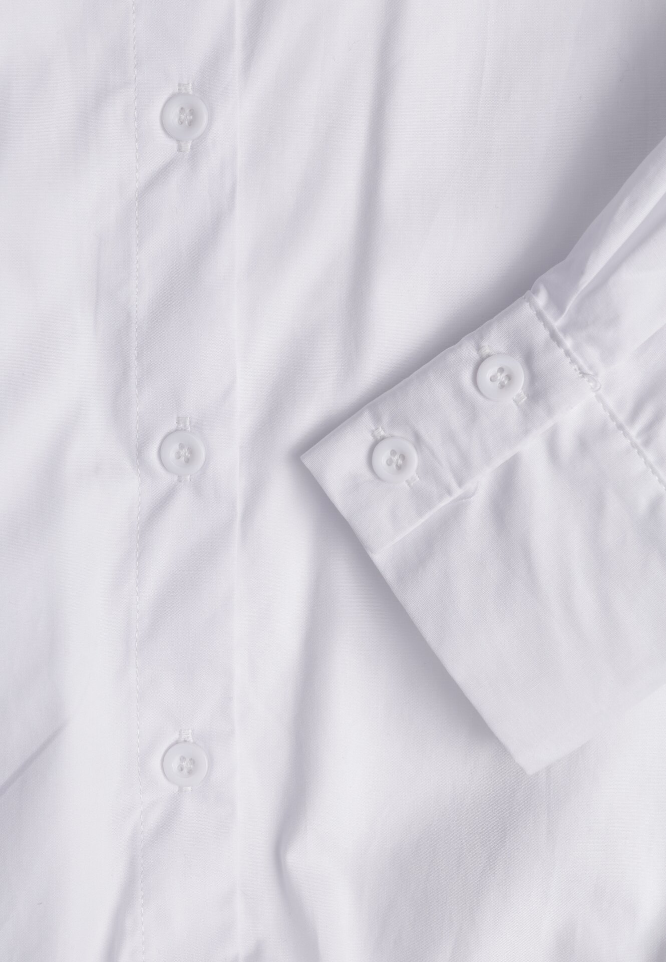 Biała Bawełniana Koszula o Kroju Bombki Oversize Walelia