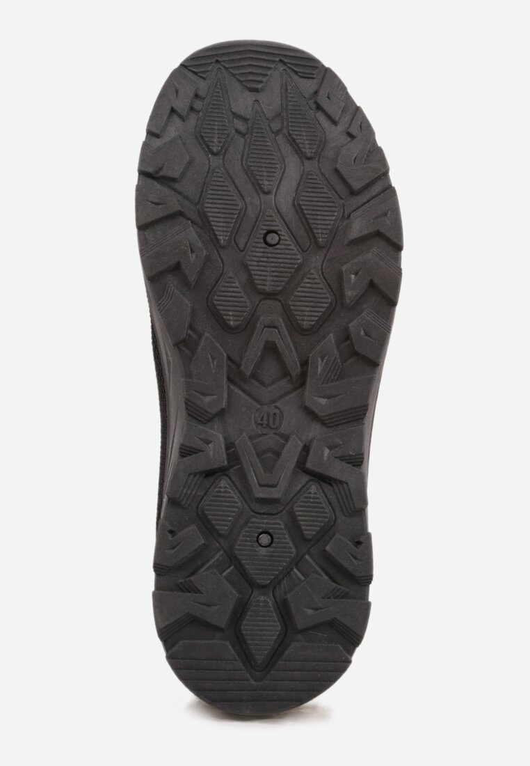 Czarne Wsuwane Buty Sportowe Sneakersy z Siateczki z Elastycznymi Wstawkami Aerero