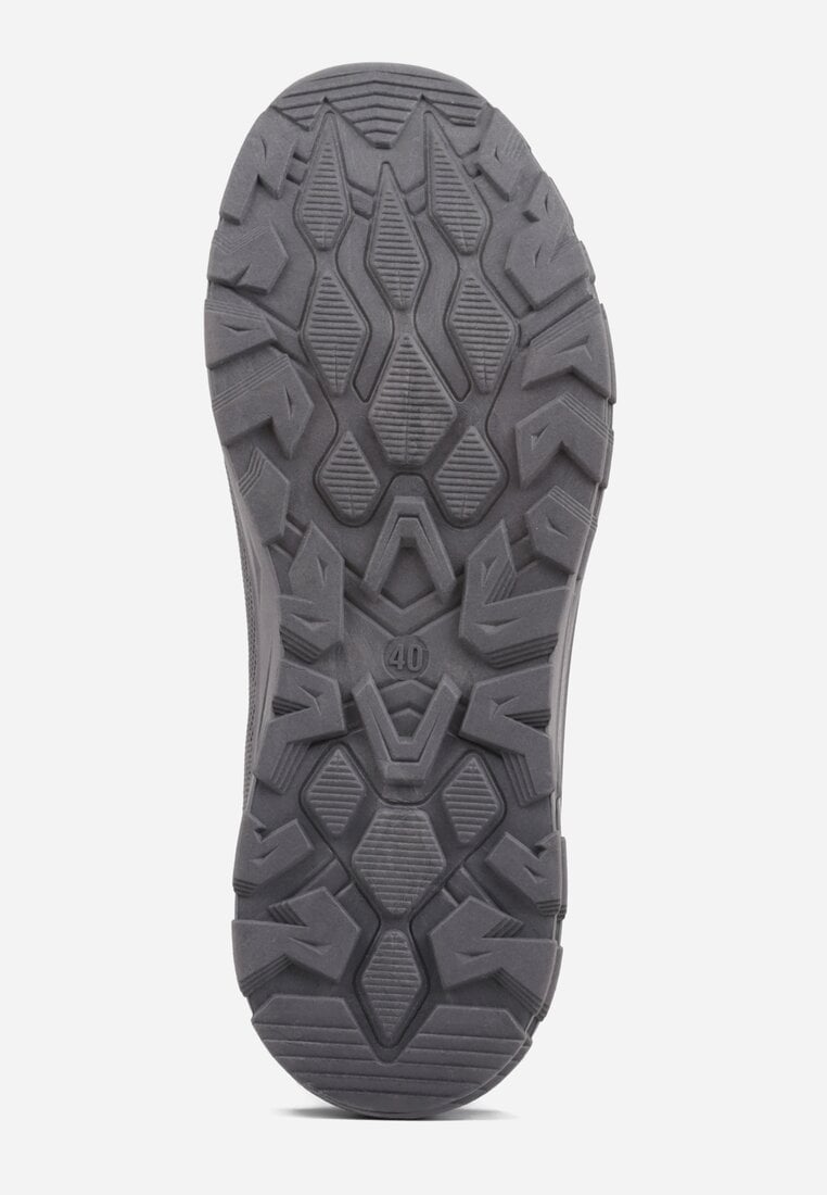 Szare Siateczkowe Buty Sportowe Sneakersy o Wsuwanym Fasonie Abhold