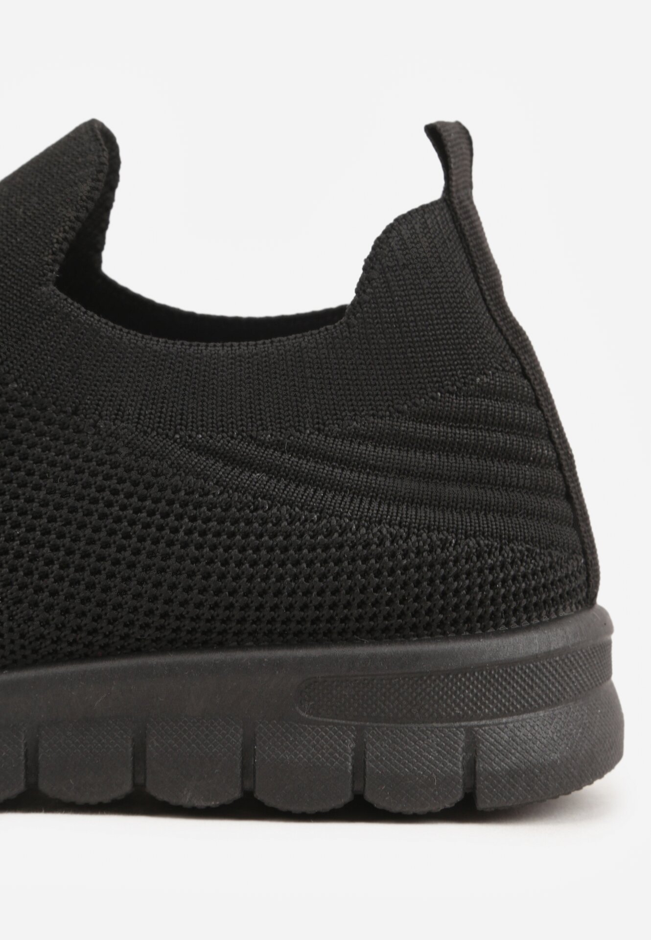 Czarne Sznurowane Buty Sportowe Sneakersy z Siateczki Caeolea