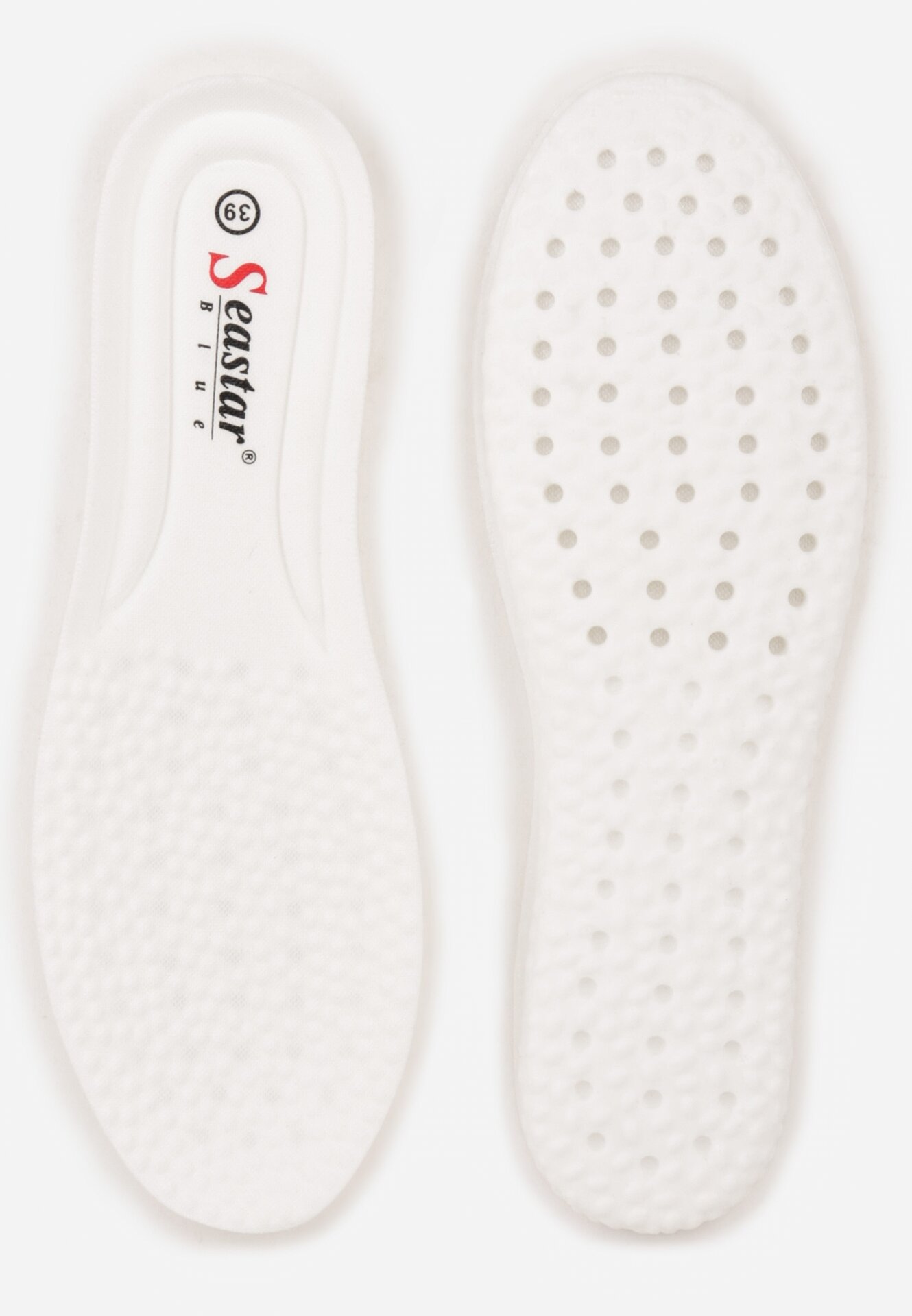 Białe Sneakersy na Grubej Podeszwie z Tłoczeniem i Ozdobnymi Paskami Ralis