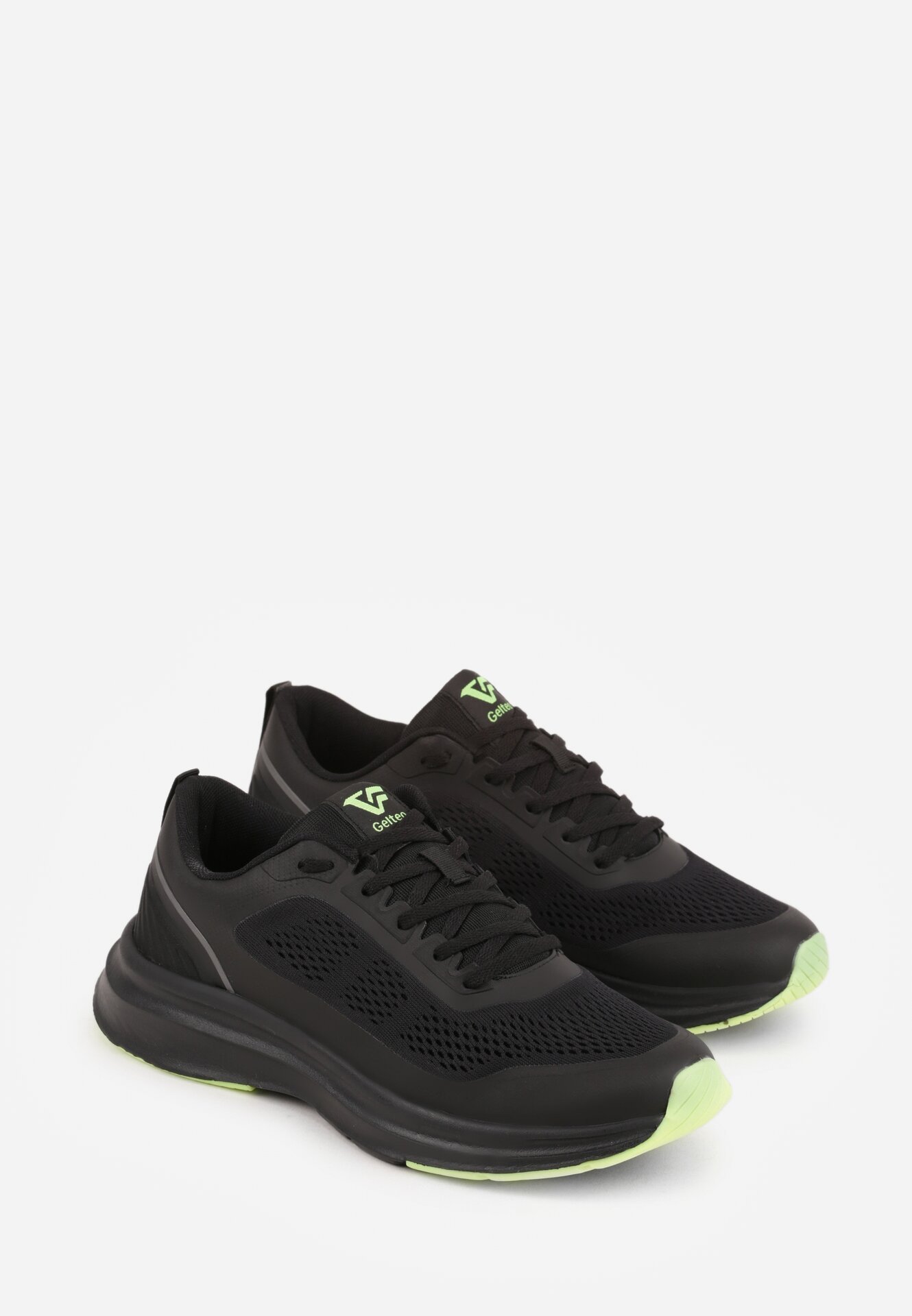 Pantofi sport Negru cu verde